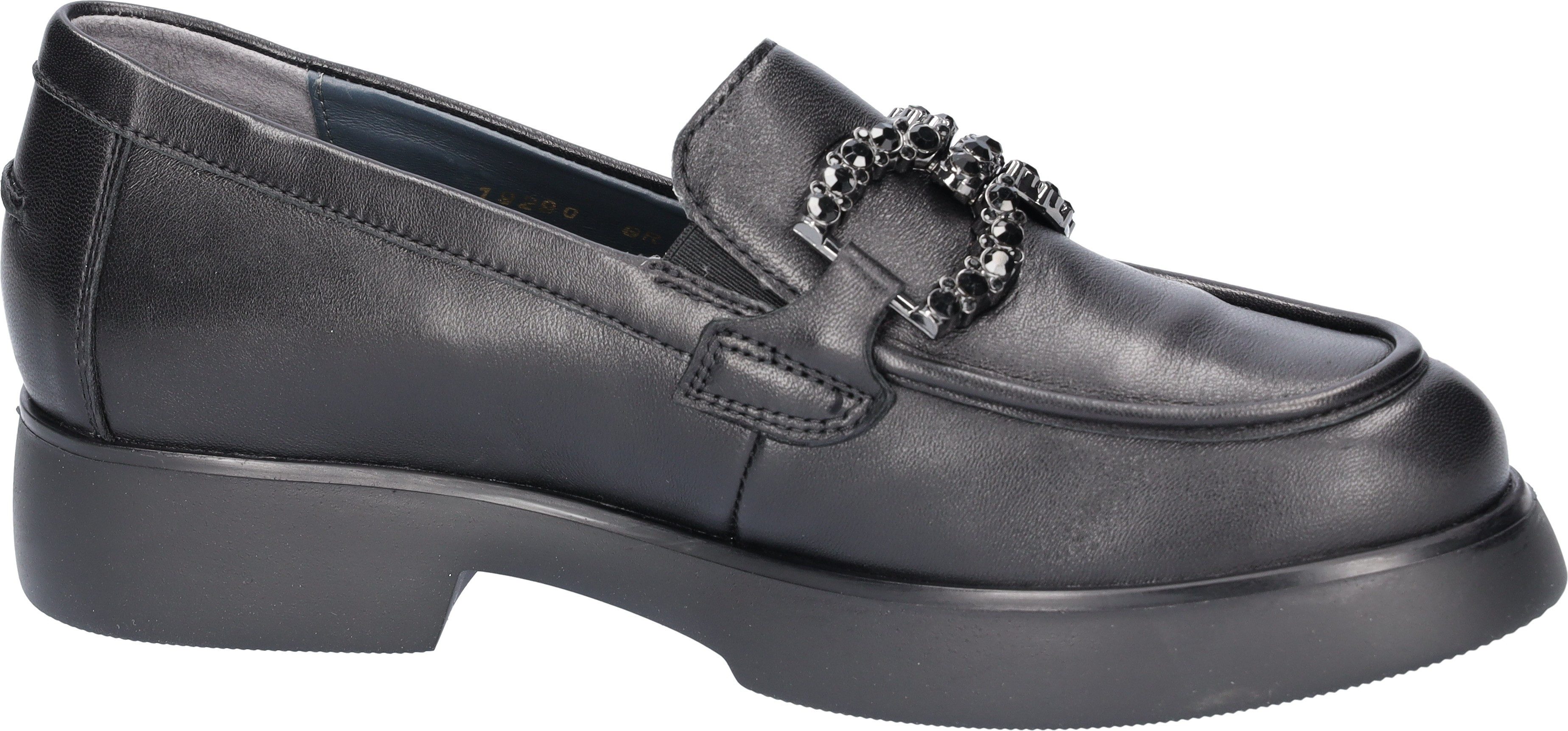 Waldläufer Loafers H-PENNY , slipper, comfort schoen, instapschoen in comfortabele breedte g (= breed)