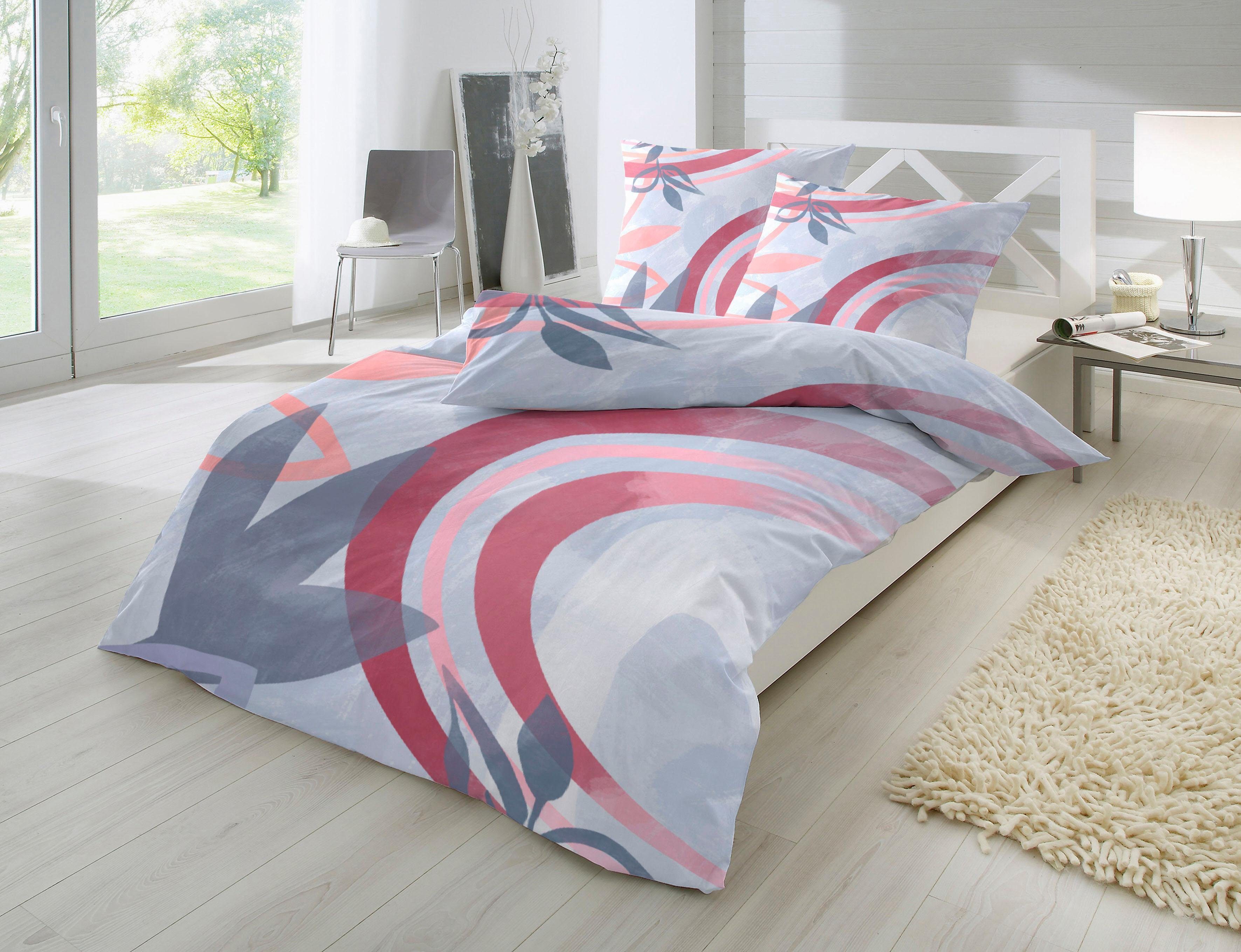 Primera Overtrekset Art Deco met een grote print (2-delig)