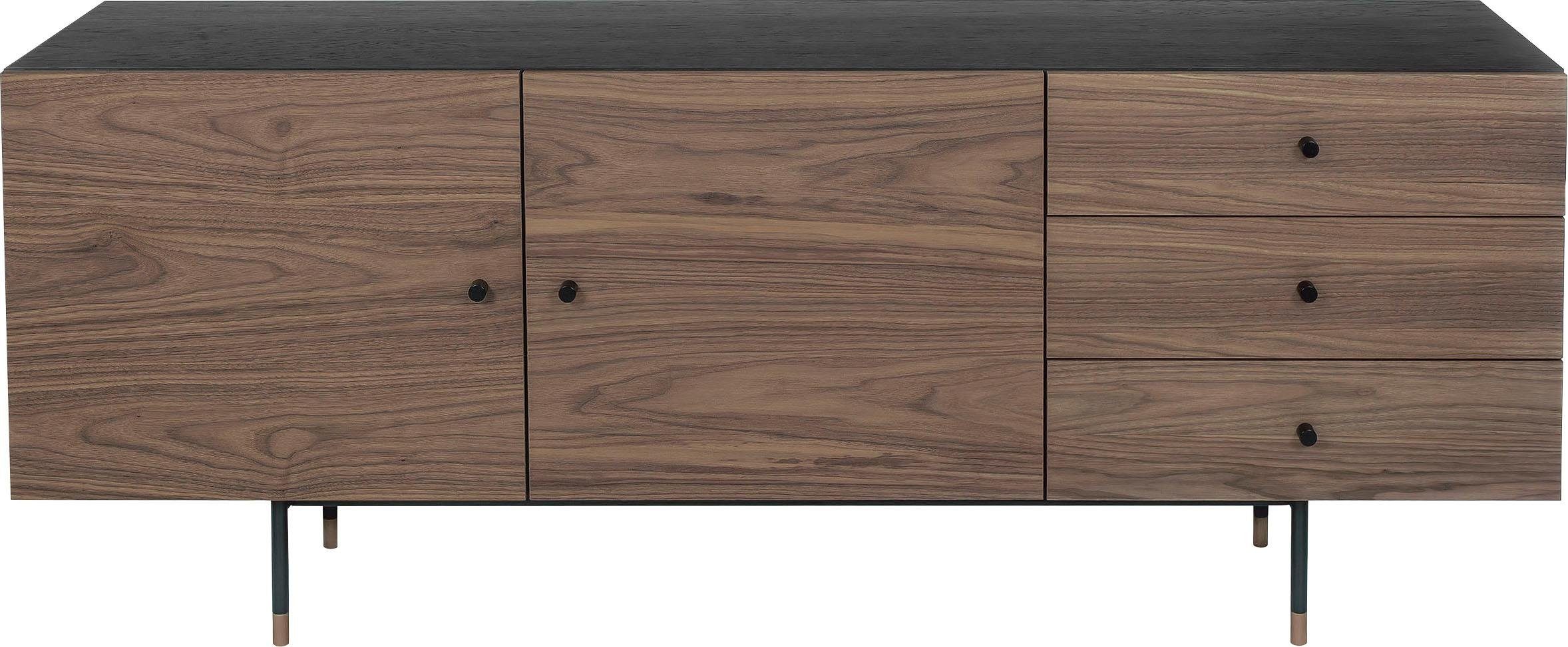 Woodman Dressoir Daniel Kast met walnootfineer, breedte 180 cm, FSC®