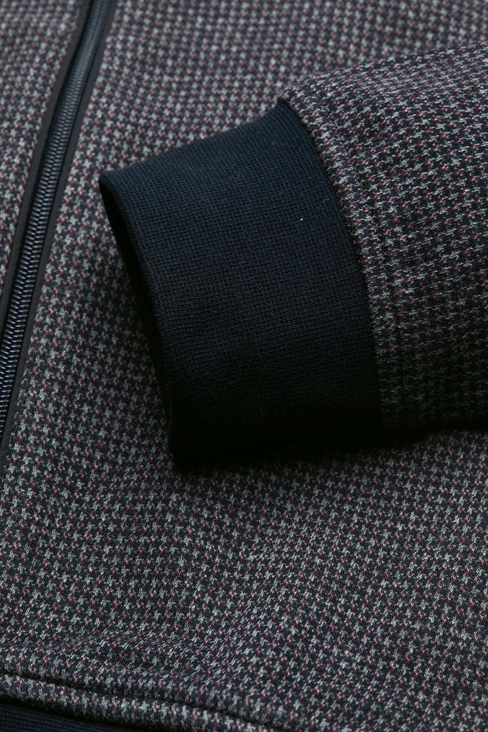 Bugatti Sweatvest met opstaande kraag
