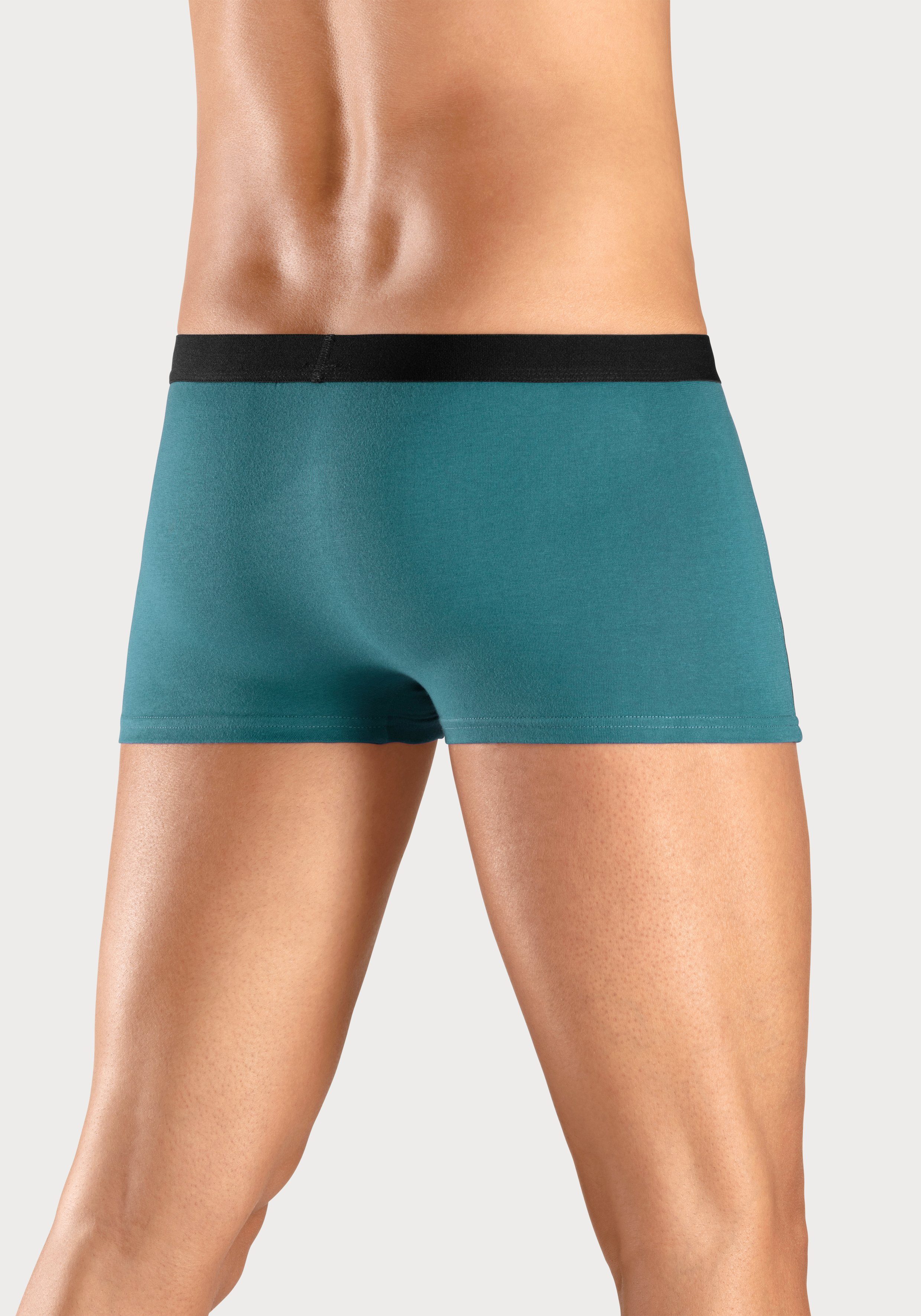 H.I.S Hipster strak zittende boxershorts van katoenmix (set, 3 stuks)