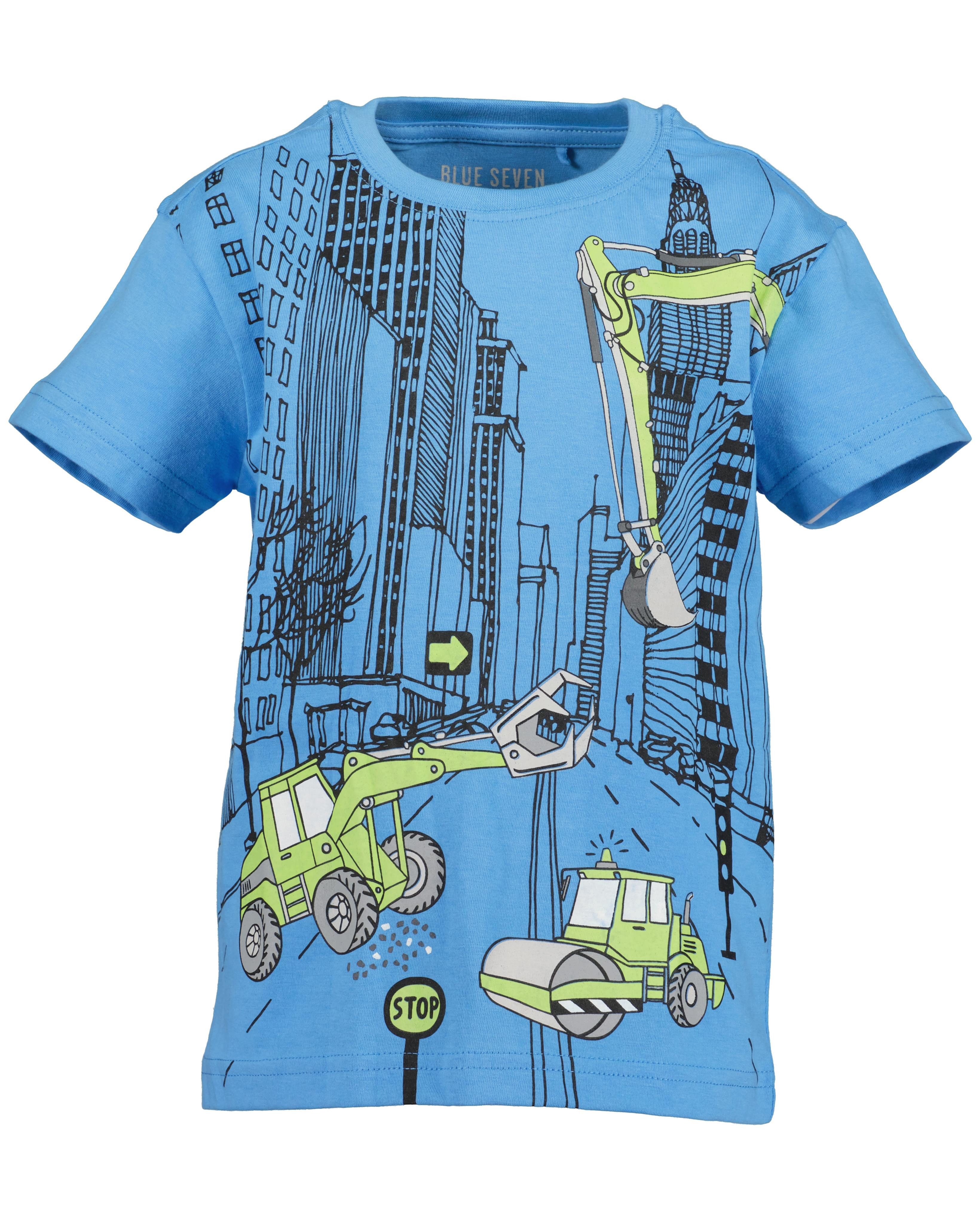 Blue Seven Shirt met korte mouwen jongens t-shirts maat 98 groen