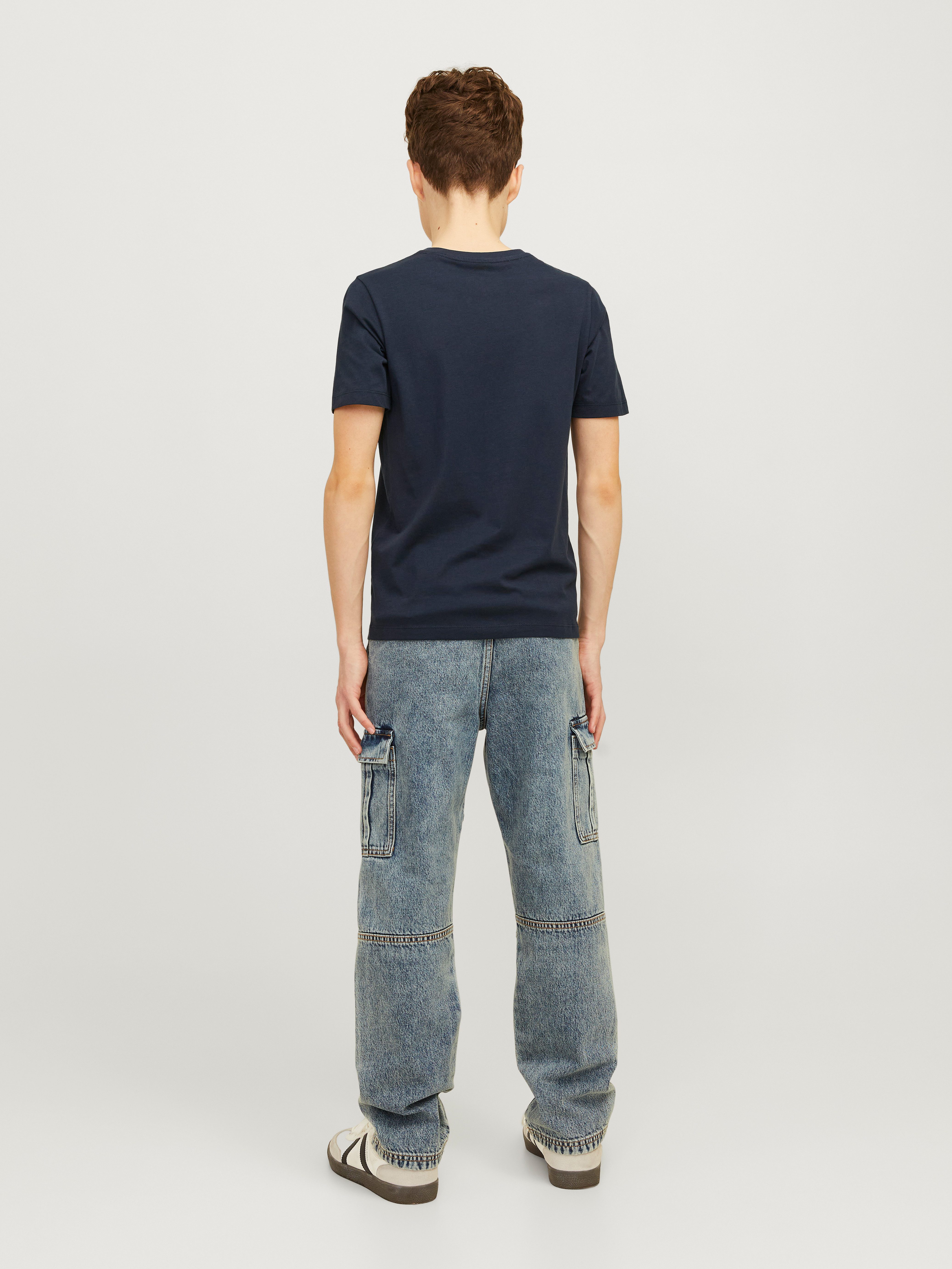 Jack & Jones Junior T-shirt JJLUKE TEE SS CREW NECK JNR