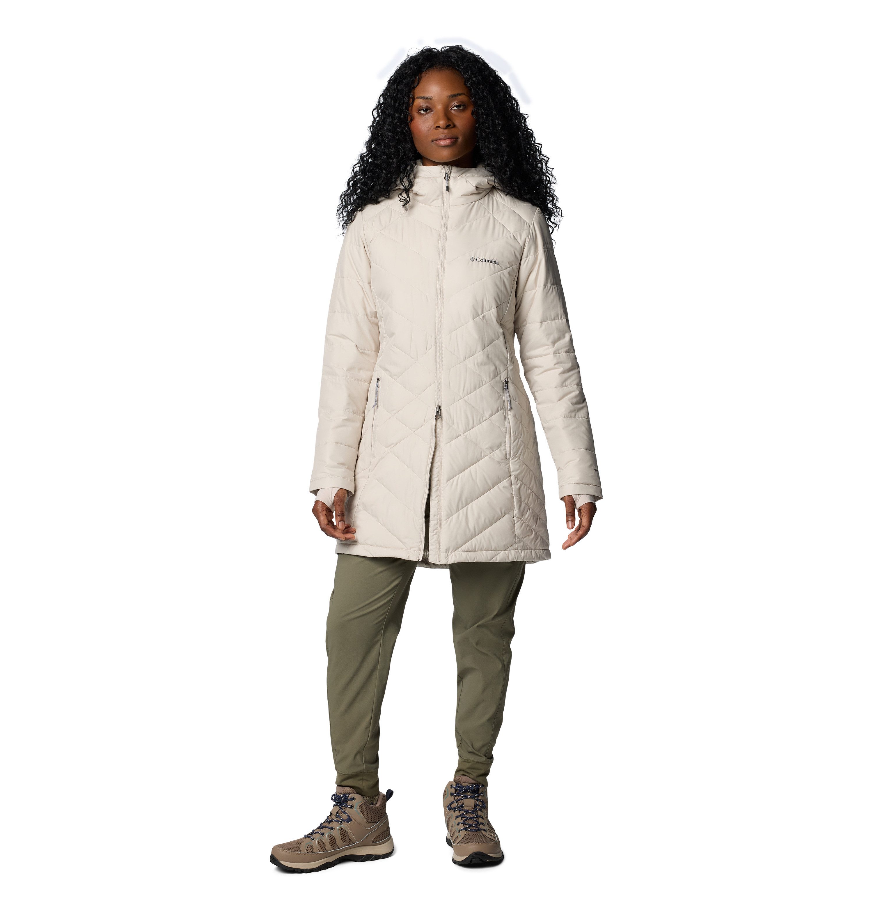 Columbia Gewatteerde jas HEAVENLY LONG HOODED JACKET (1-delig)