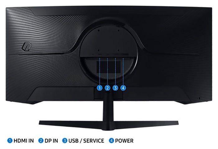 Samsung Curved-gaming-ledscherm Odyssey G5 C34G55TWWP, 86 cm / 34", WQHD