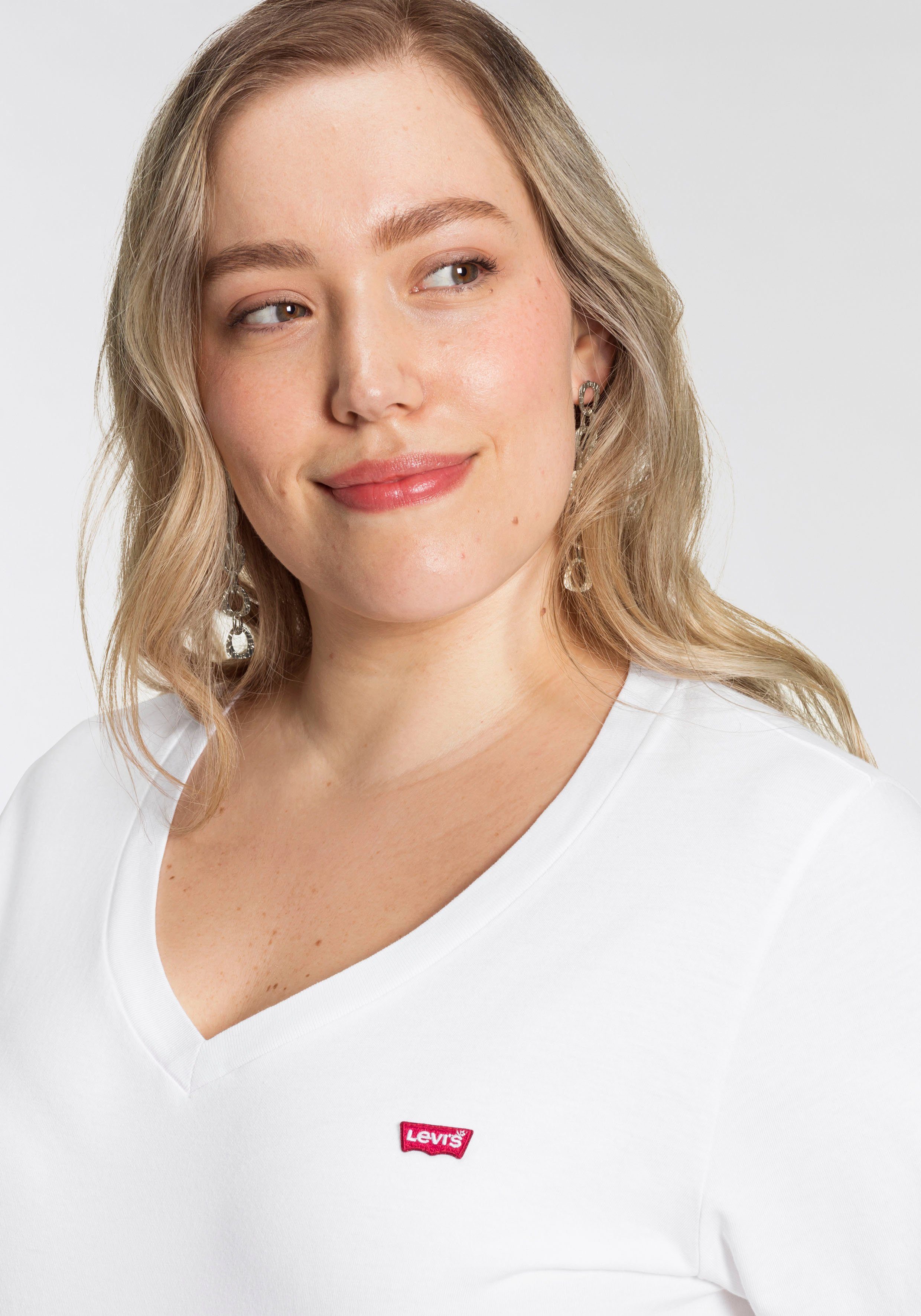 Levi's® Plus Shirt met V-hals V NECK TEE