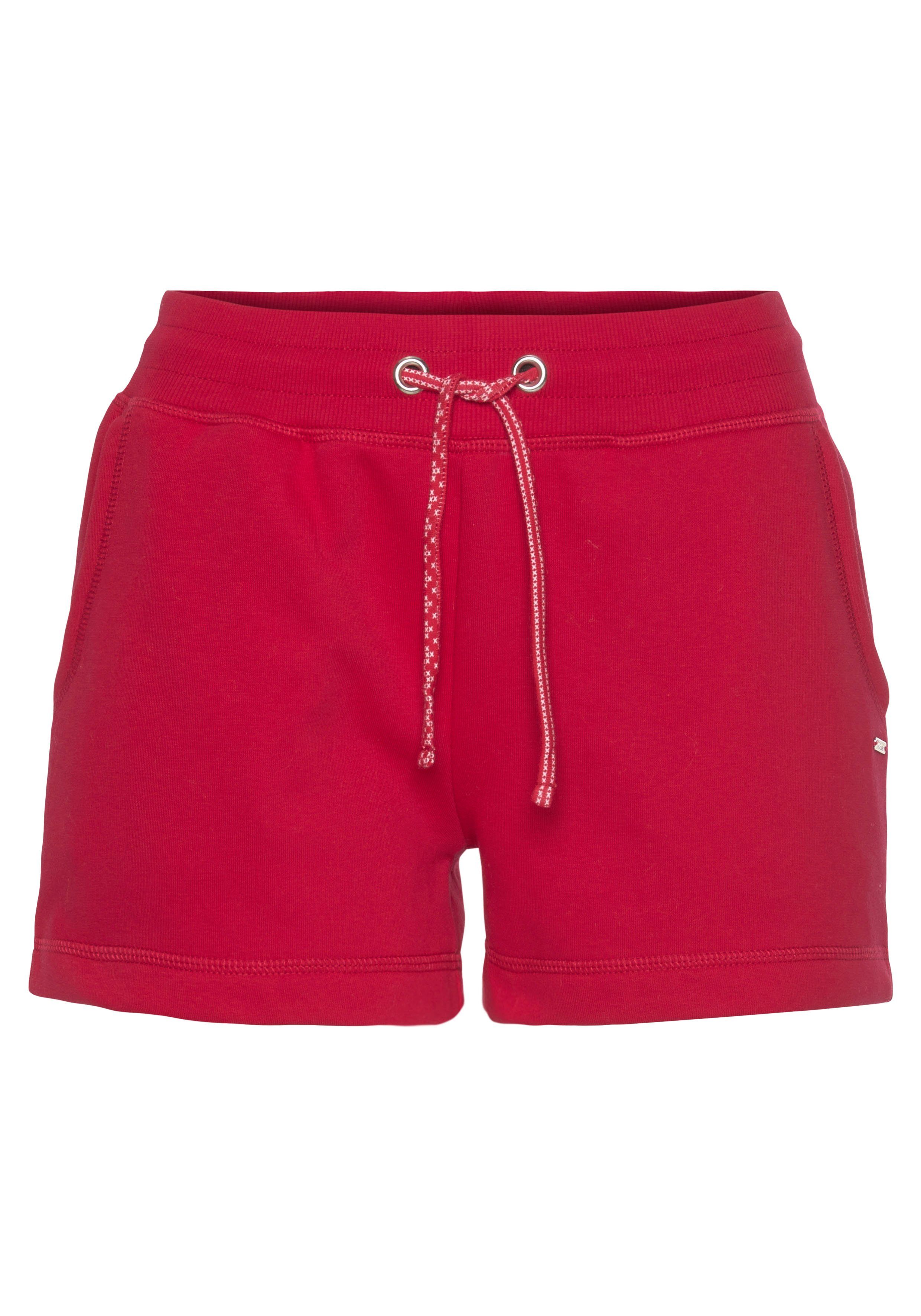 s.Oliver RED LABEL Beachwear Relaxshorts met noorse patroon details, loungepak