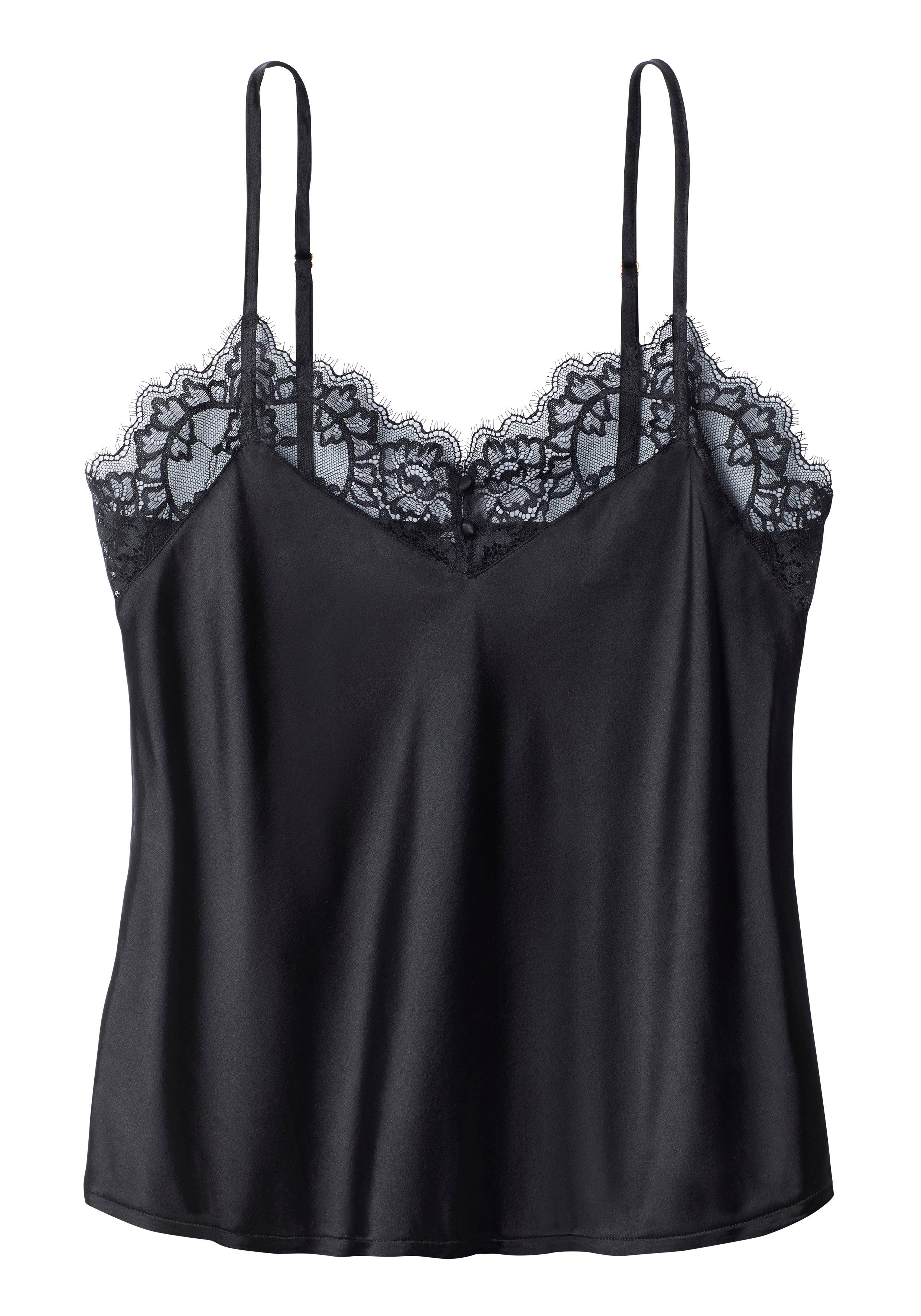 Lascana Kanten top Alana uit hoogwaardige kwaliteit met een hoog zijdepercentage, lingerie