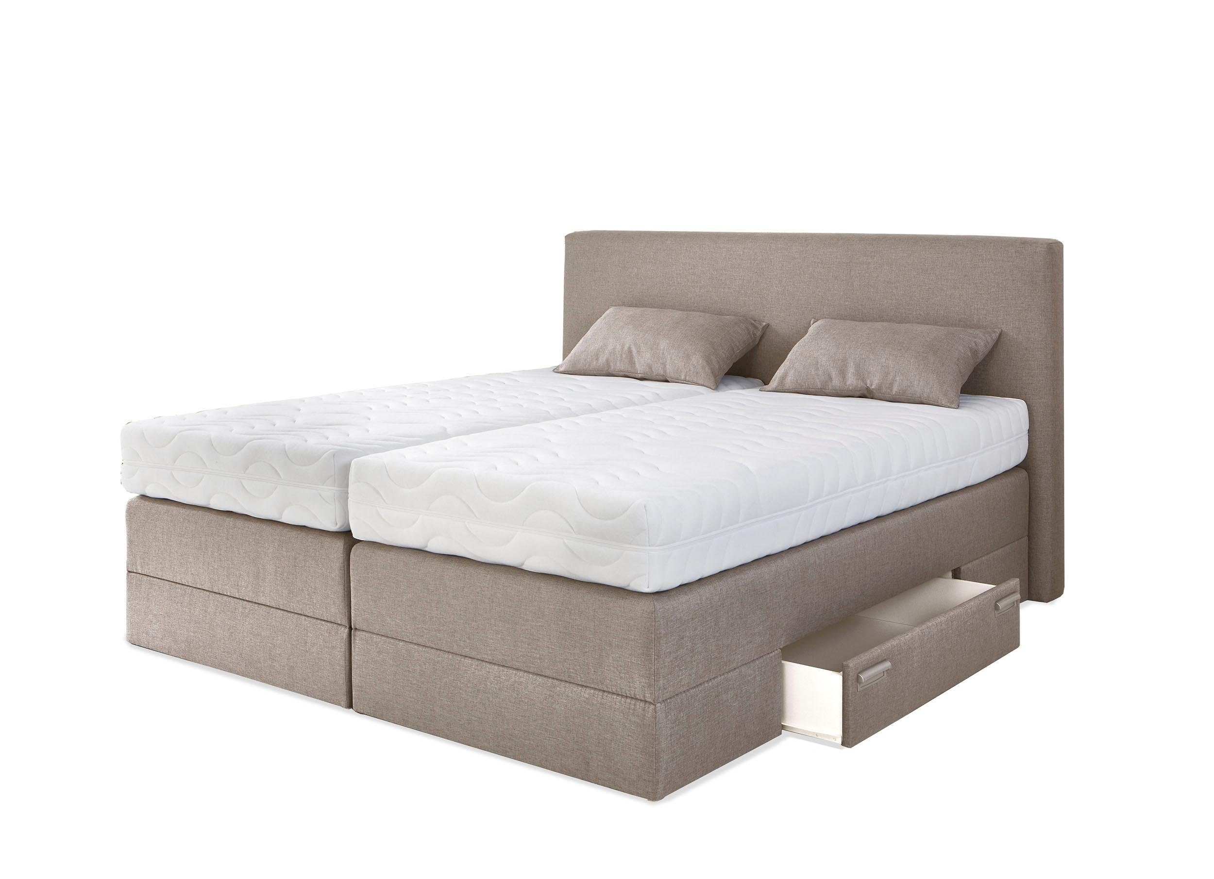 Westfalia Polsterbetten Boxspring met lades en sierkussens