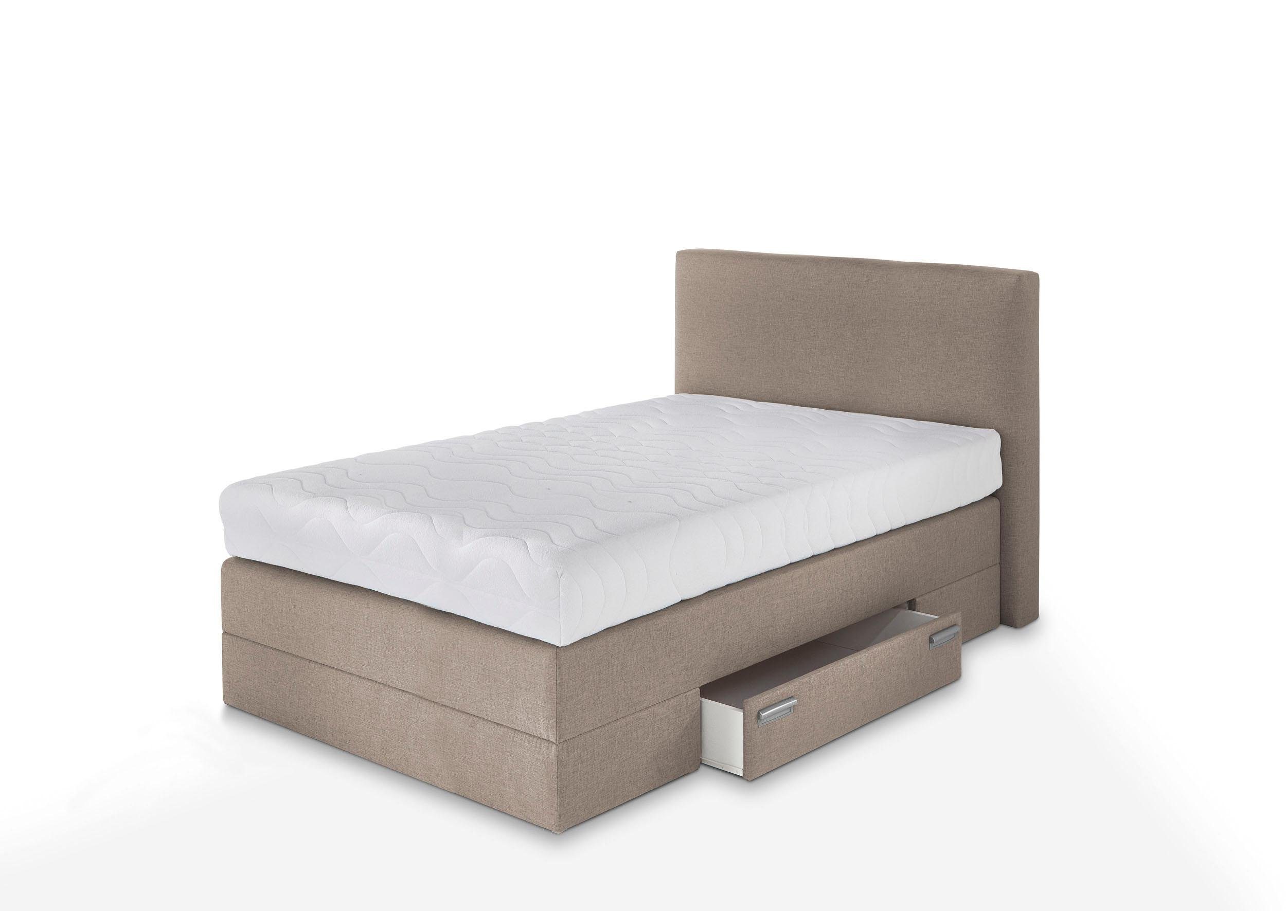 Westfalia Polsterbetten Boxspring met lades en sierkussens