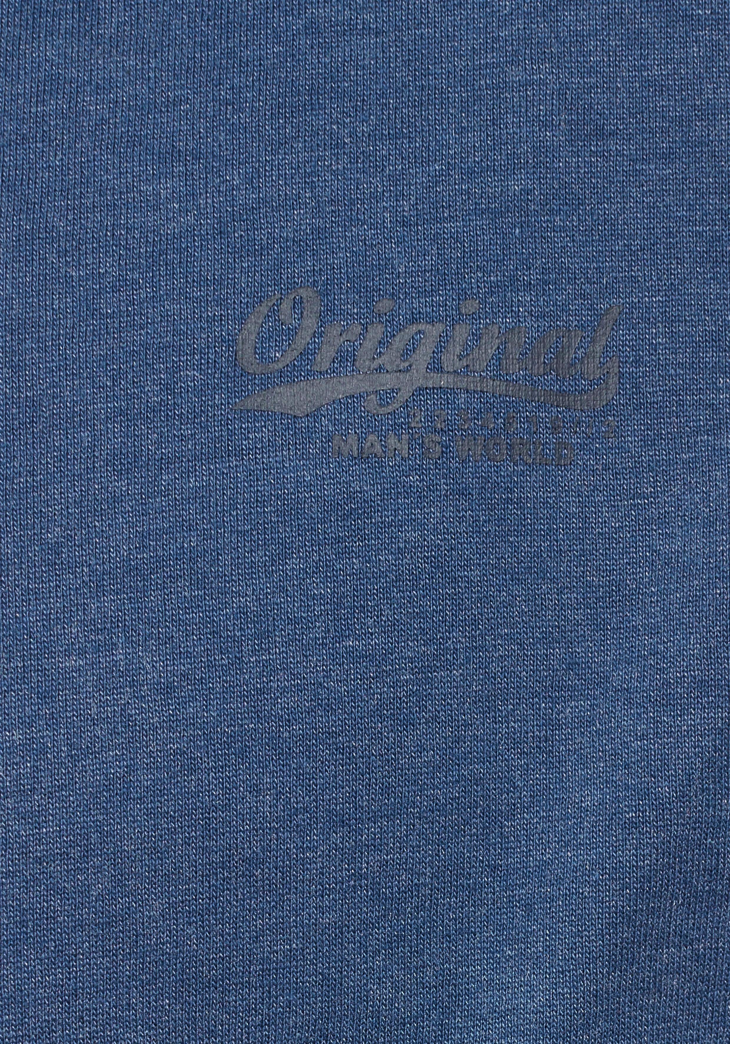 Man's World Sweatshirt Lange mouwen, basic-stijl, effen, ronde hals