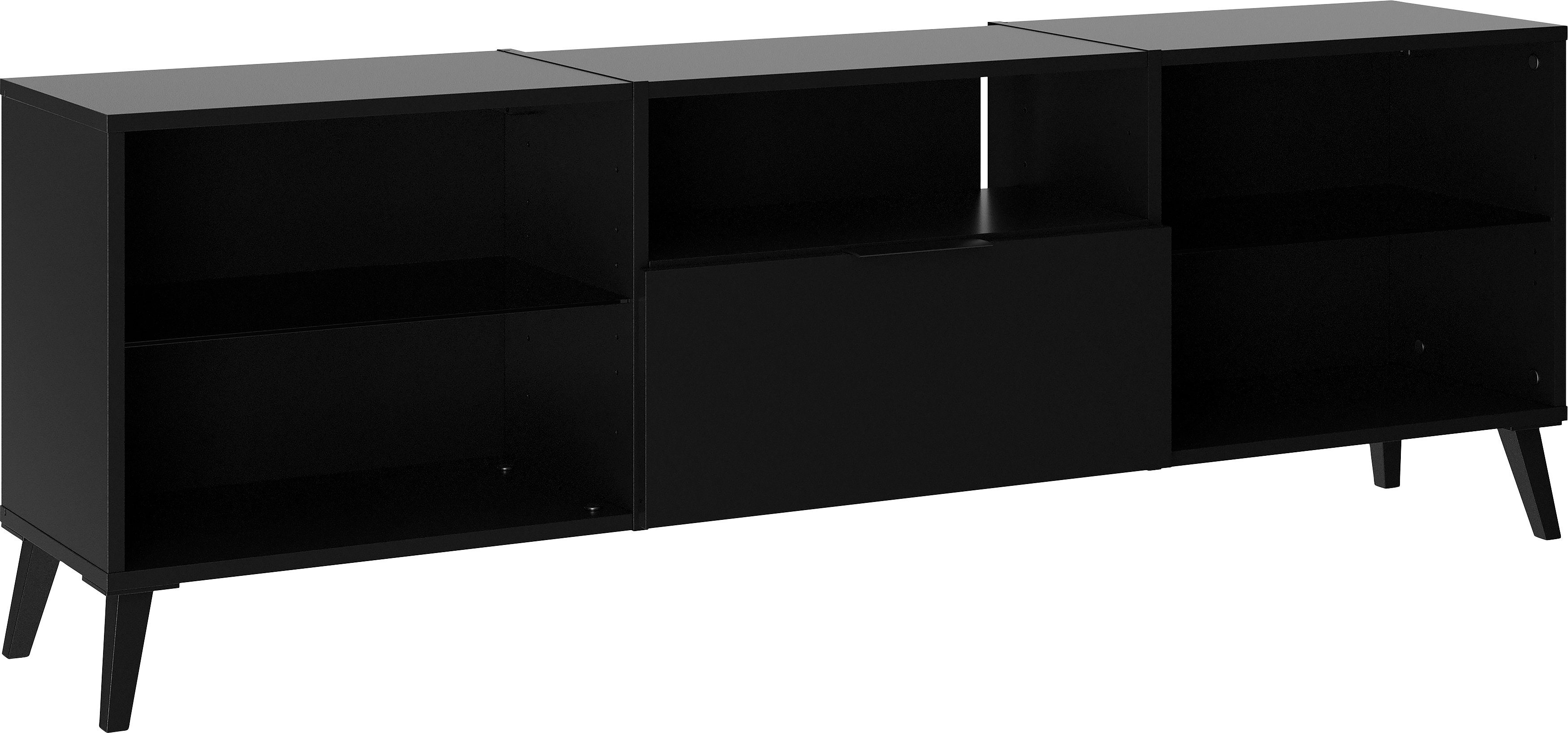 FMD Tv-meubel Dark Breedte 153,5 cm