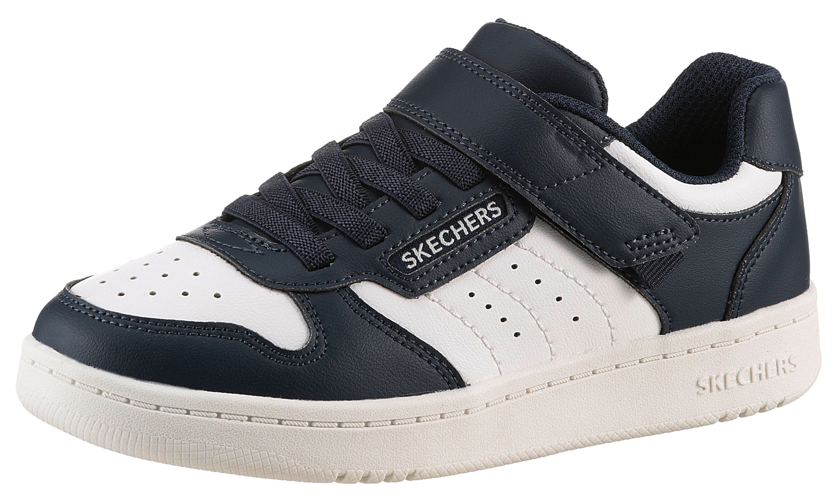 Skechers Sneakers QUICK STREET , retro sneaker met klittenbandsluiting, maat sjabloon om te downloaden jongens sneakers maat 32 blauw