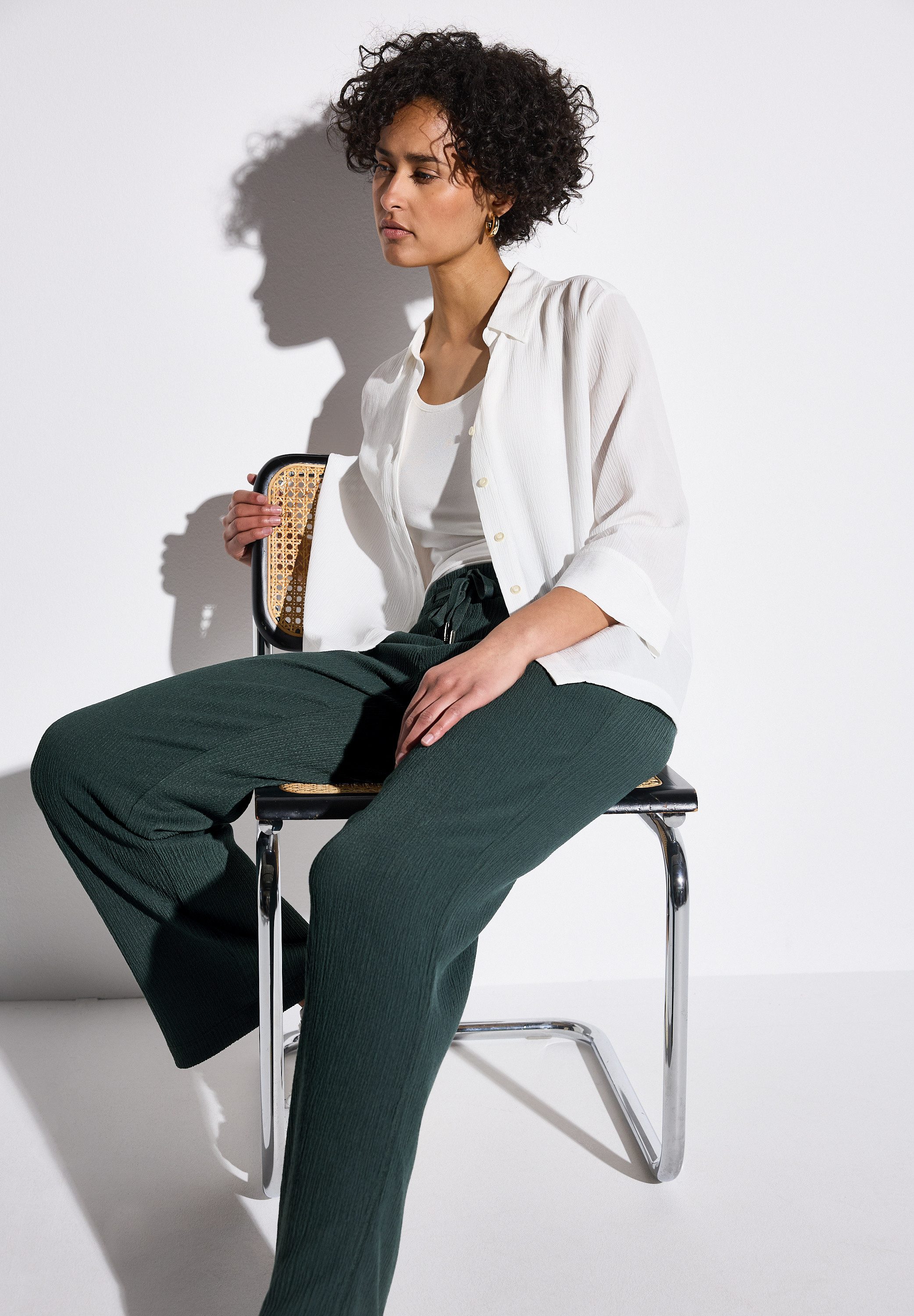 STREET ONE Stoffen broek