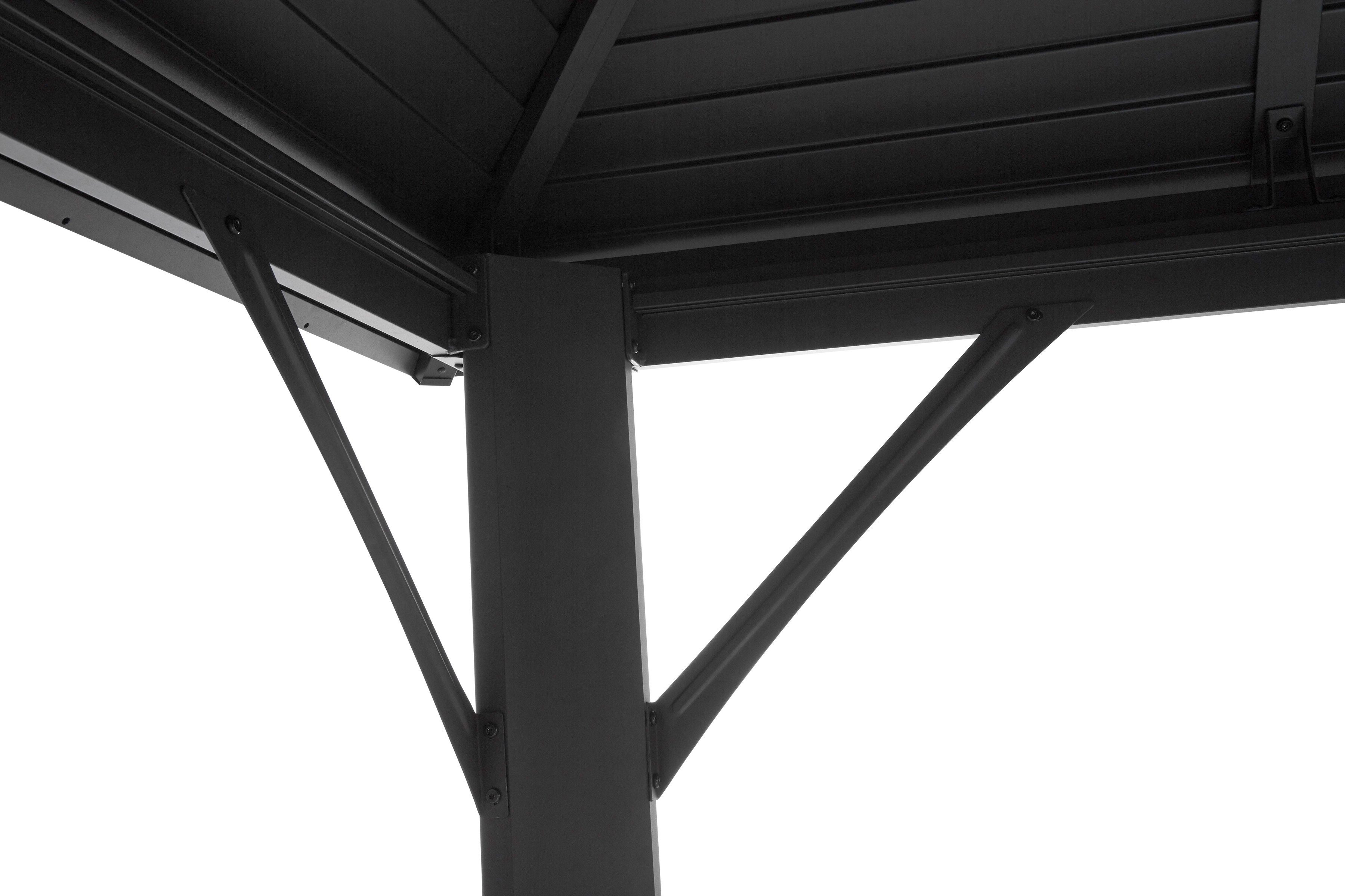 KONIFERA Tuinprieel Juni Bxd: 300x365 cm of 300x425 cm, aluminiumframe (set)