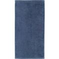 cawoe badlaken lifestyle uni gemaakt van 100% katoen (1 stuk) blauw