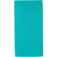 cawoe handdoeken lifestyle uni gemaakt van 100% katoen (2 stuks) blauw