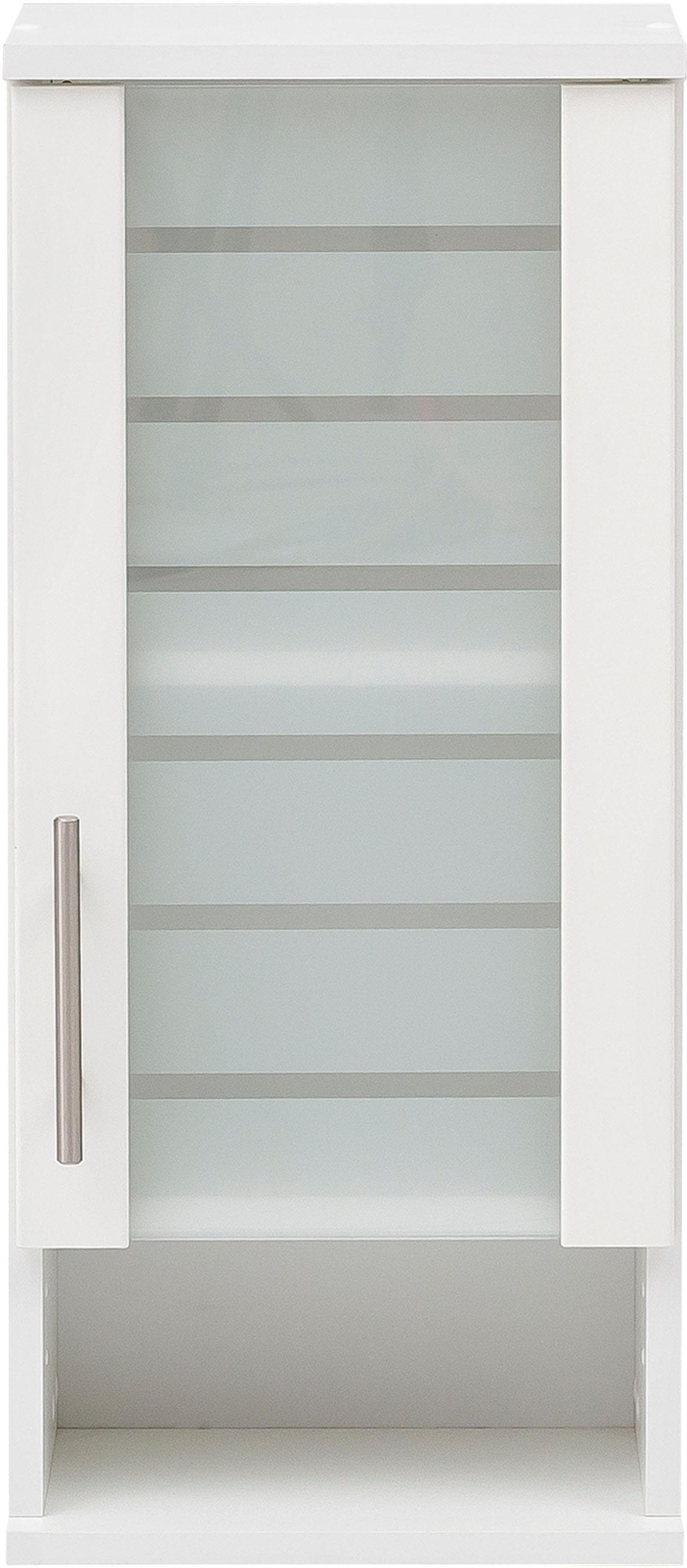 Schildmeyer Hangend kastje Nikosia Breedte 30 cm, met glasdeur, hoogwaardige MDF-fronten, metalen greep