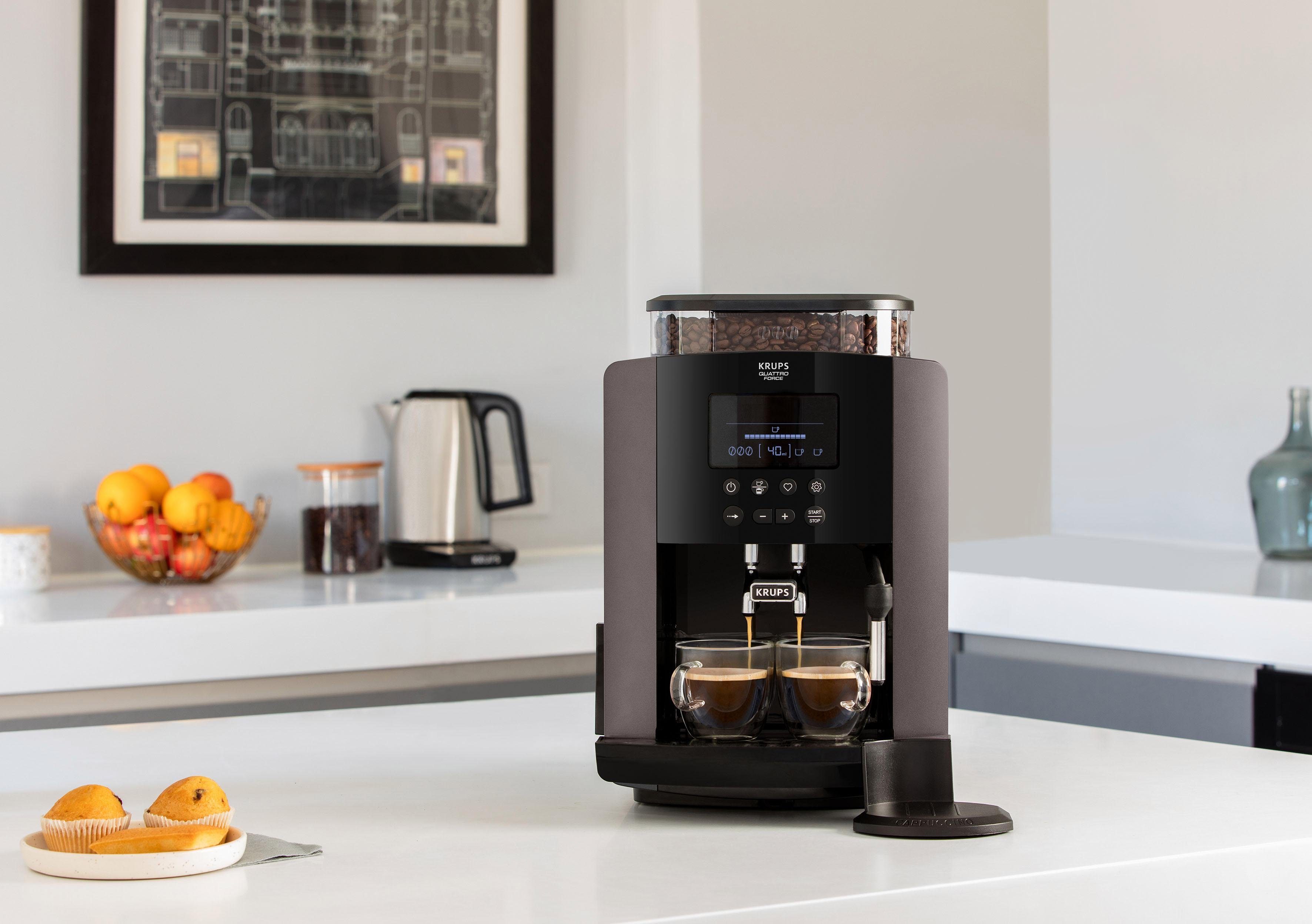 Krups Volautomatisch koffiezetapparaat EA819E Arabica Latte Quattro Force  online shop | OTTO