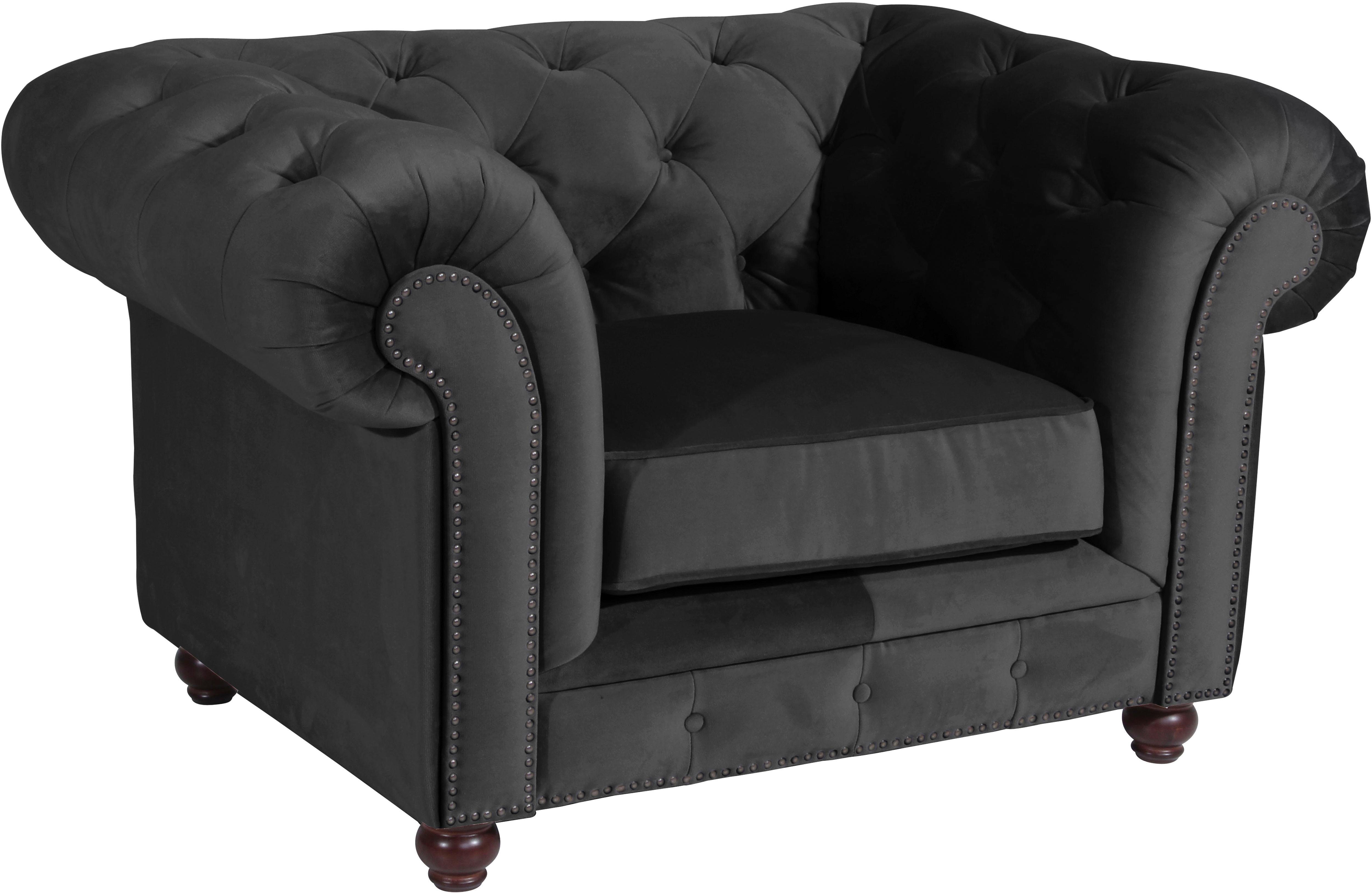 Max Winzer® Chesterfield-fauteuil Old Engeland met elegante knoopstiksels