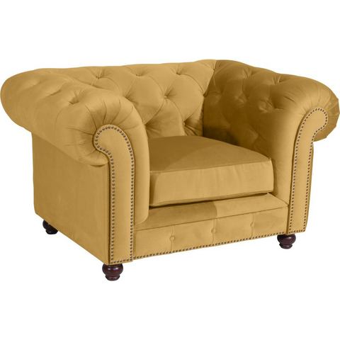 Max Winzer® Chesterfield-fauteuil Old Engeland met elegante knoopstiksels