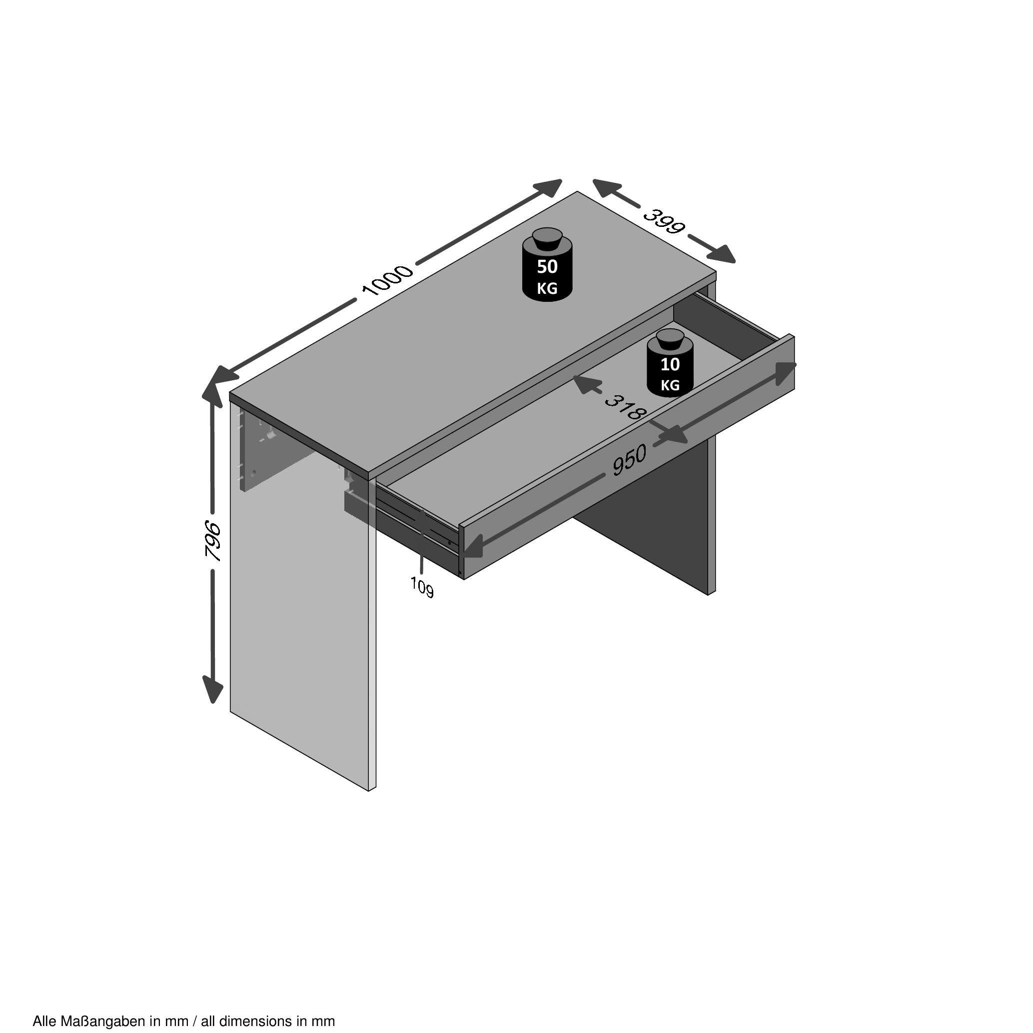 FMD Laptoptafel Checker ook als sidetable geschikt