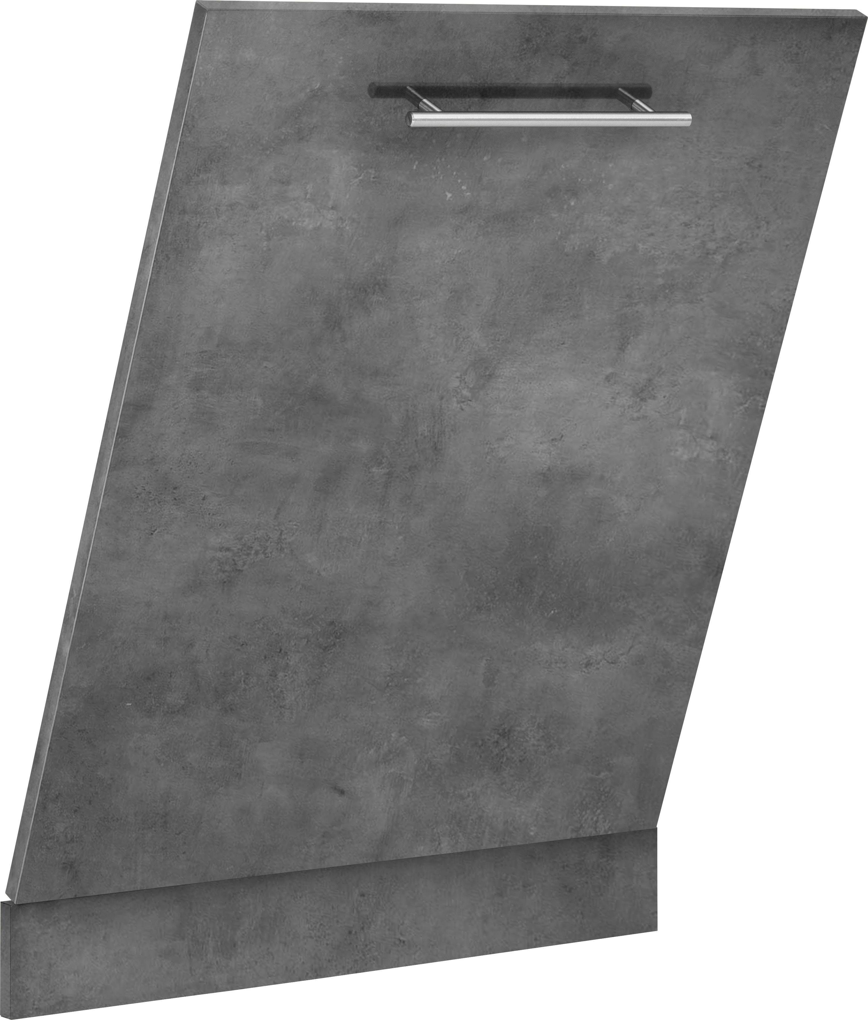 wiho Küchen Frontstrook Cali 60 cm breed, voor volledig integreerbare vaatwasser