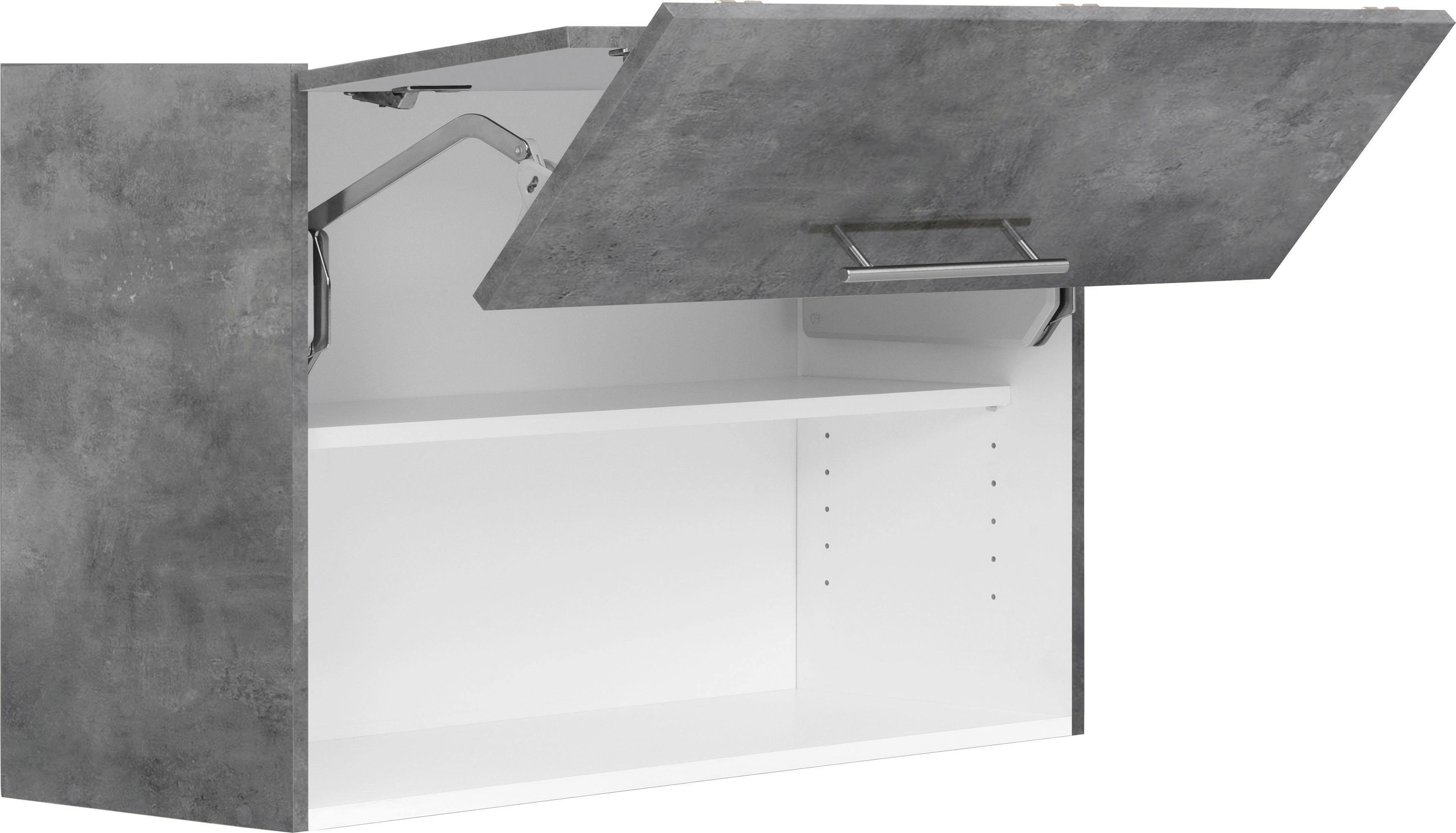 wiho Küchen Hangend kastje met vouwklep Cali Breedte 90-130 cm