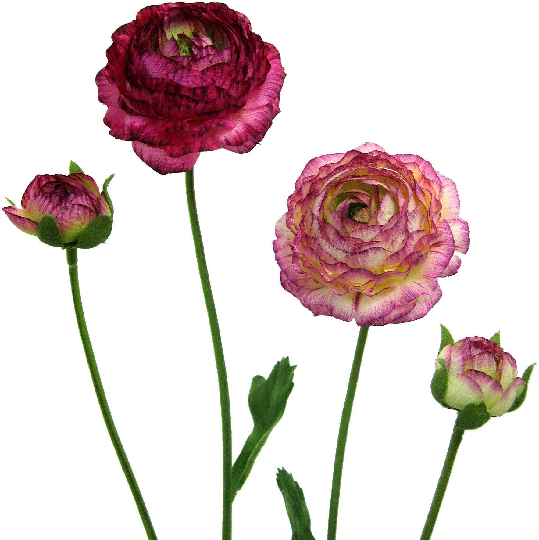 Creativ green Kunstbloem set van 6 (6 stuks)