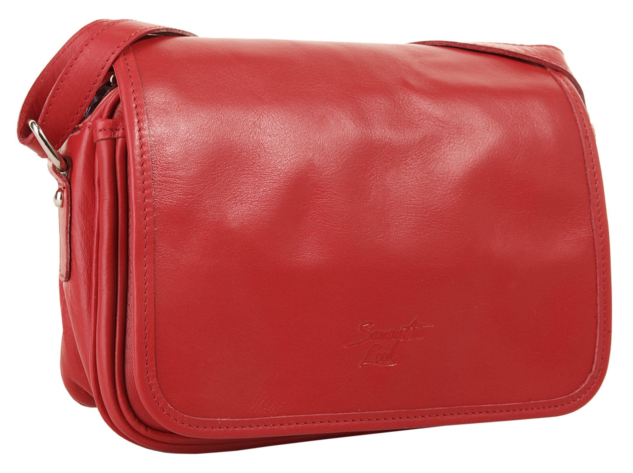Samantha Look Schoudertas echt leer, made in italy