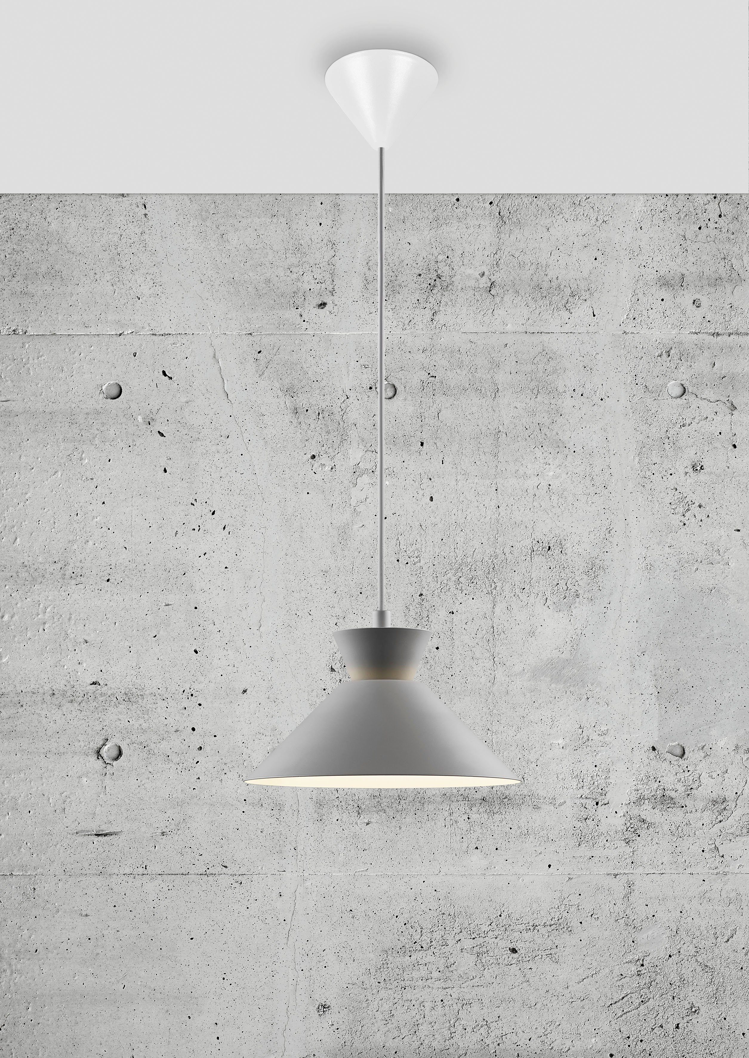 Nordlux Hanglamp Dial Noordse eenvoud met duidelijke lijnen, decoratief uplight-effect (1 stuk)