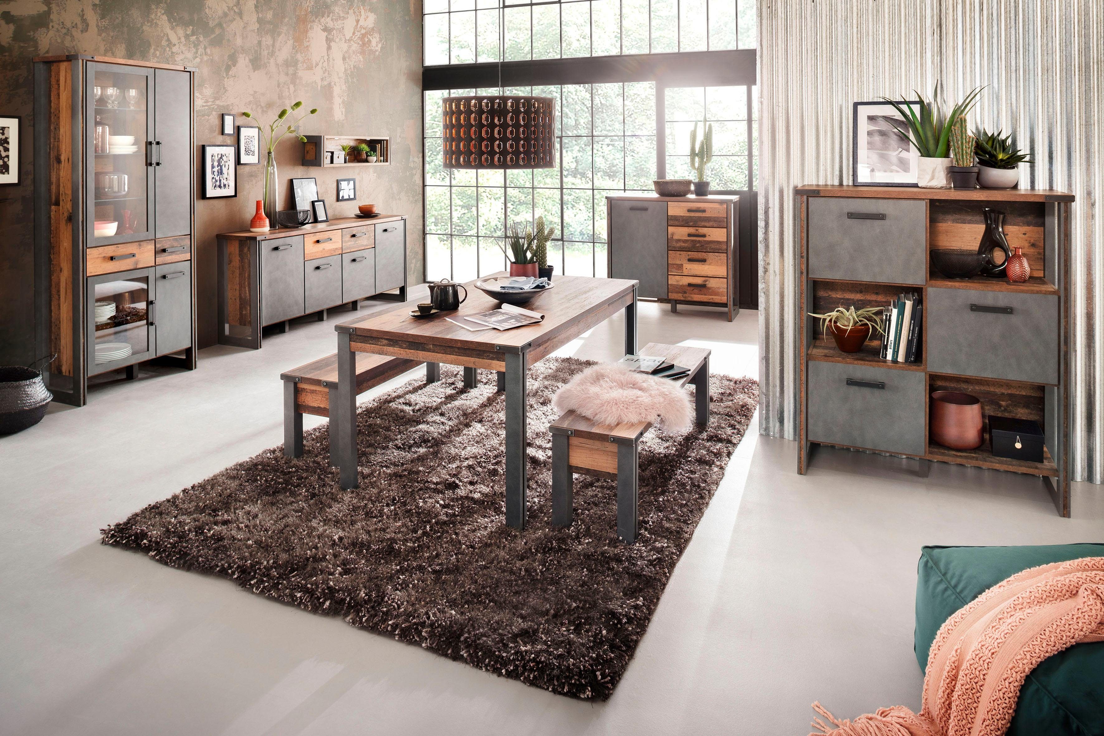 Home affaire Zitbank BRISTOL Eetkamerbank met plaats voor 2 personen - (B/D/H) 140/35/44 cm