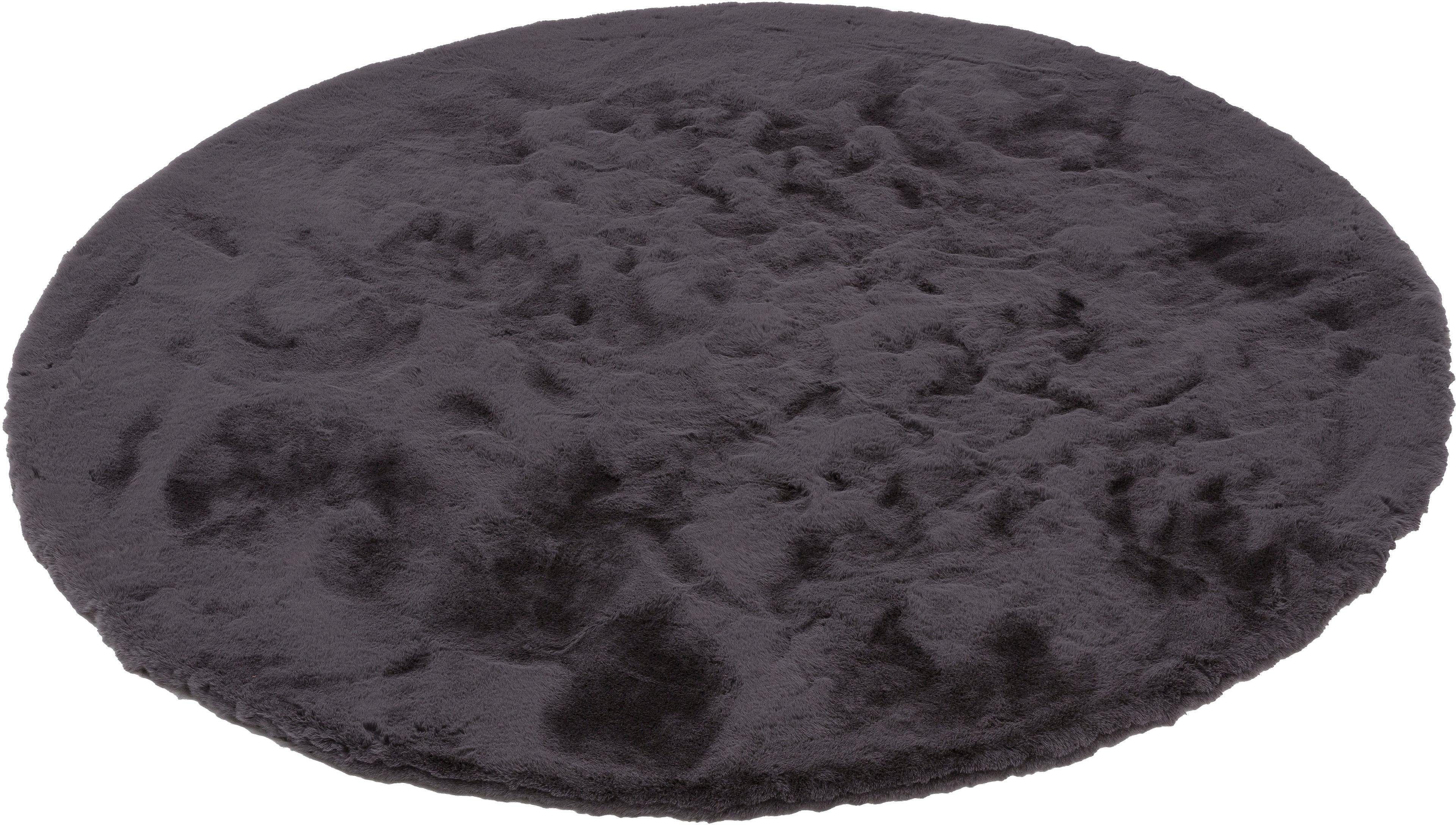 SCHÖNER WOHNEN-KOLLEKTION Vachtvloerkleed Tender bijzonder zacht door microvezel, imitatiebont, wasbaar, woonkamer dieren vloerkleden maat 9 (Ø 120
