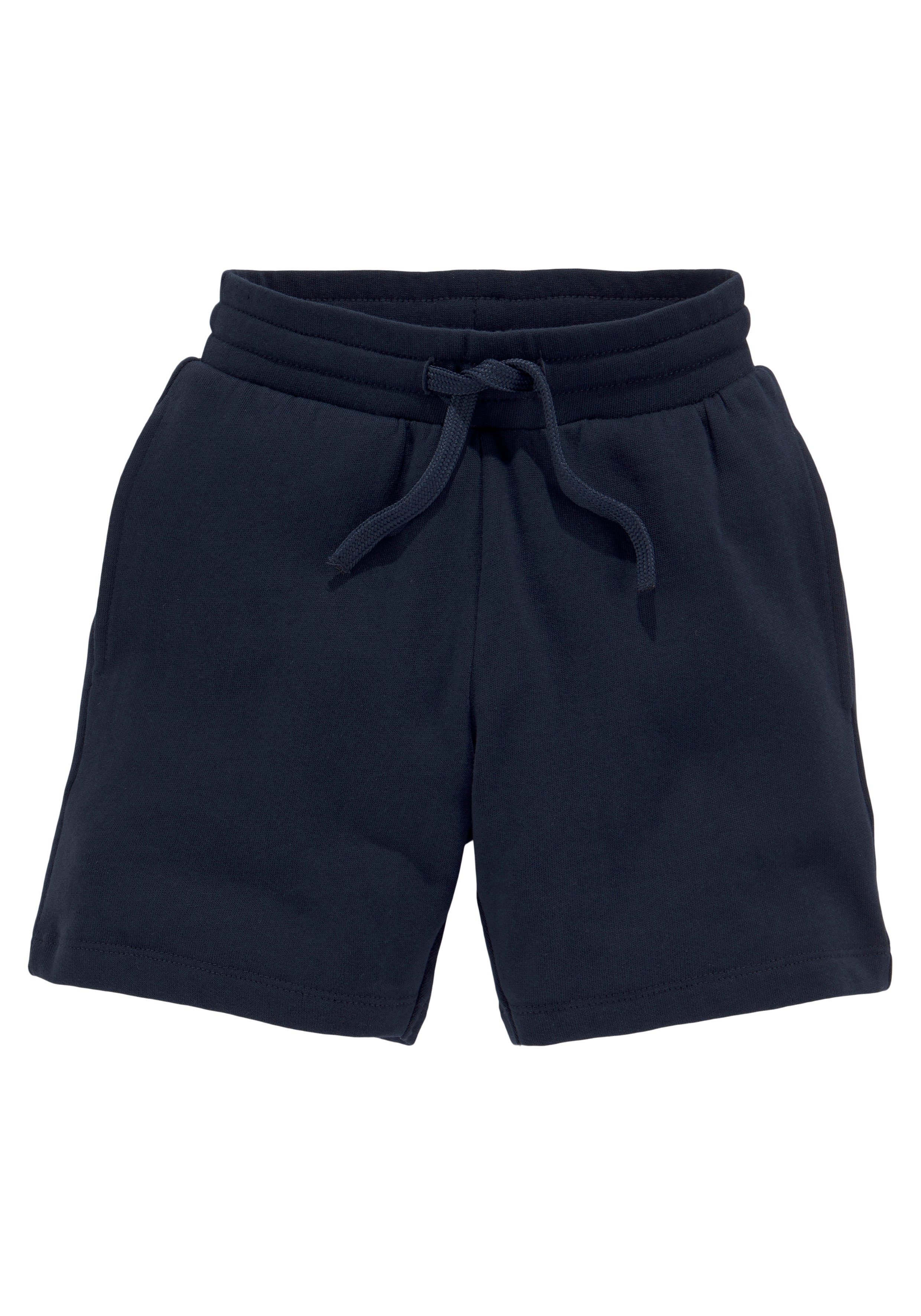 KIDSWORLD Sweatshort 2-pack sweat bermuda’s in basis kleuren (2-delig, Set van 2)