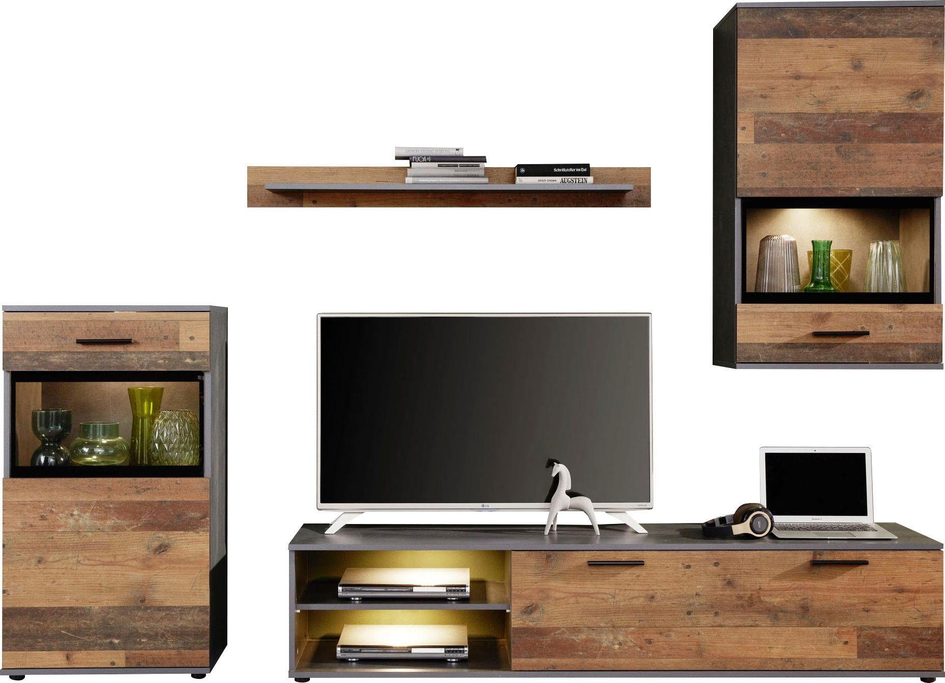 Home affaire Wandmeubel Mansfield (4-delig)