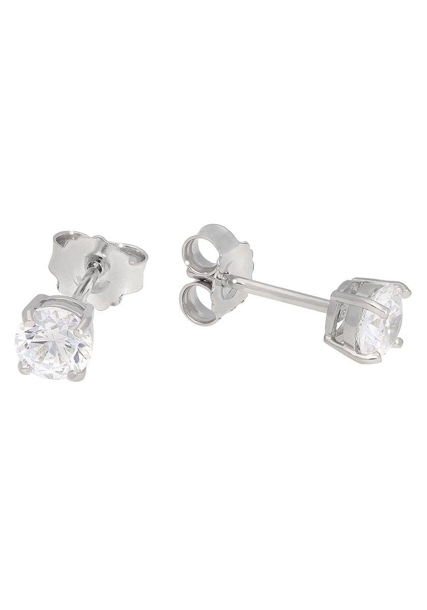 Firetti Oorstekers Sieraad cadeau zilver 925 oorbellen solitaire