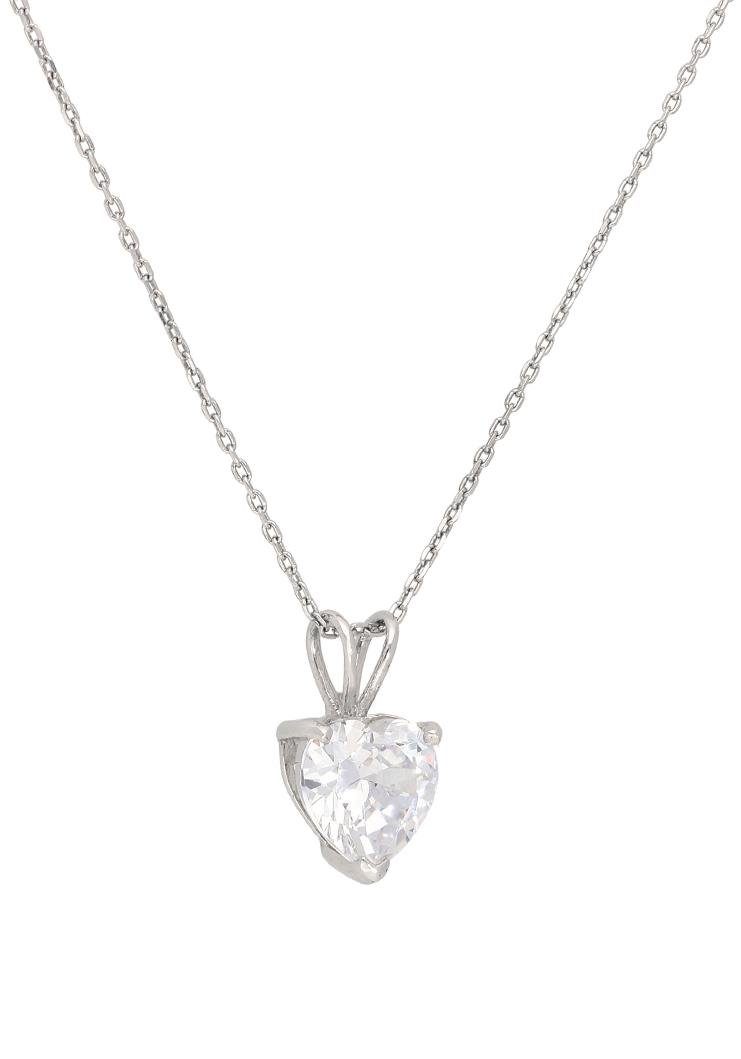 Firetti Ketting met hanger Sieraad cadeau zilver 925 halssieraad halsketting ankerketting hart