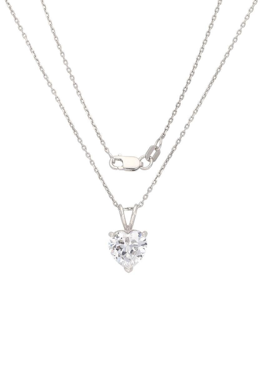 Firetti Ketting met hanger Sieraad cadeau zilver 925 halssieraad halsketting ankerketting hart