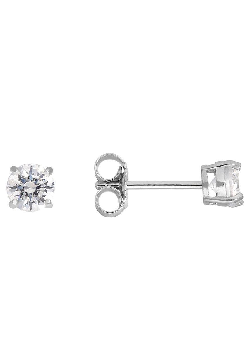 Firetti Oorstekers Sieraad cadeau zilver 925 oorbellen solitaire