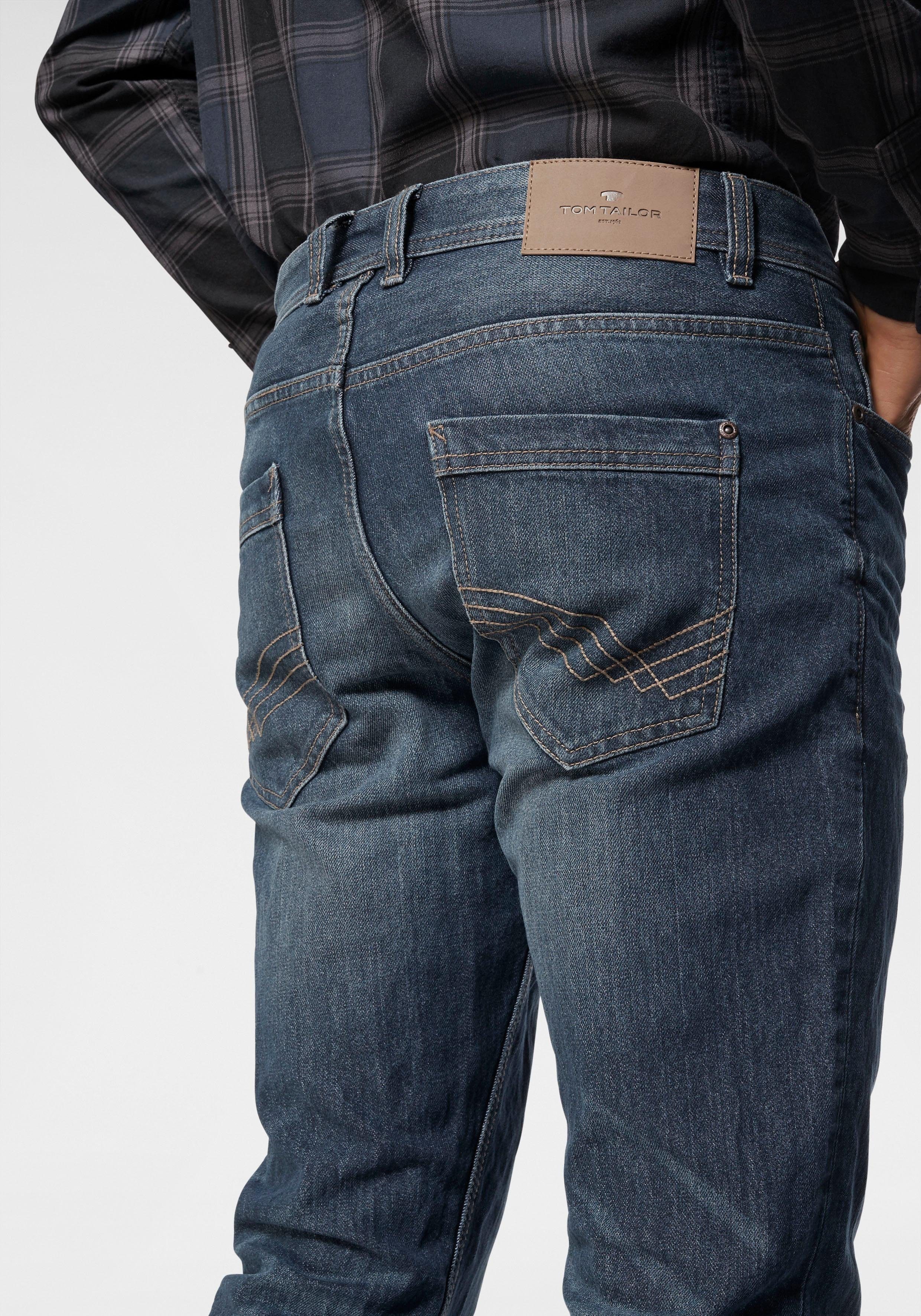 Tom Tailor 5-pocket jeans Marvin met kleine logoprint