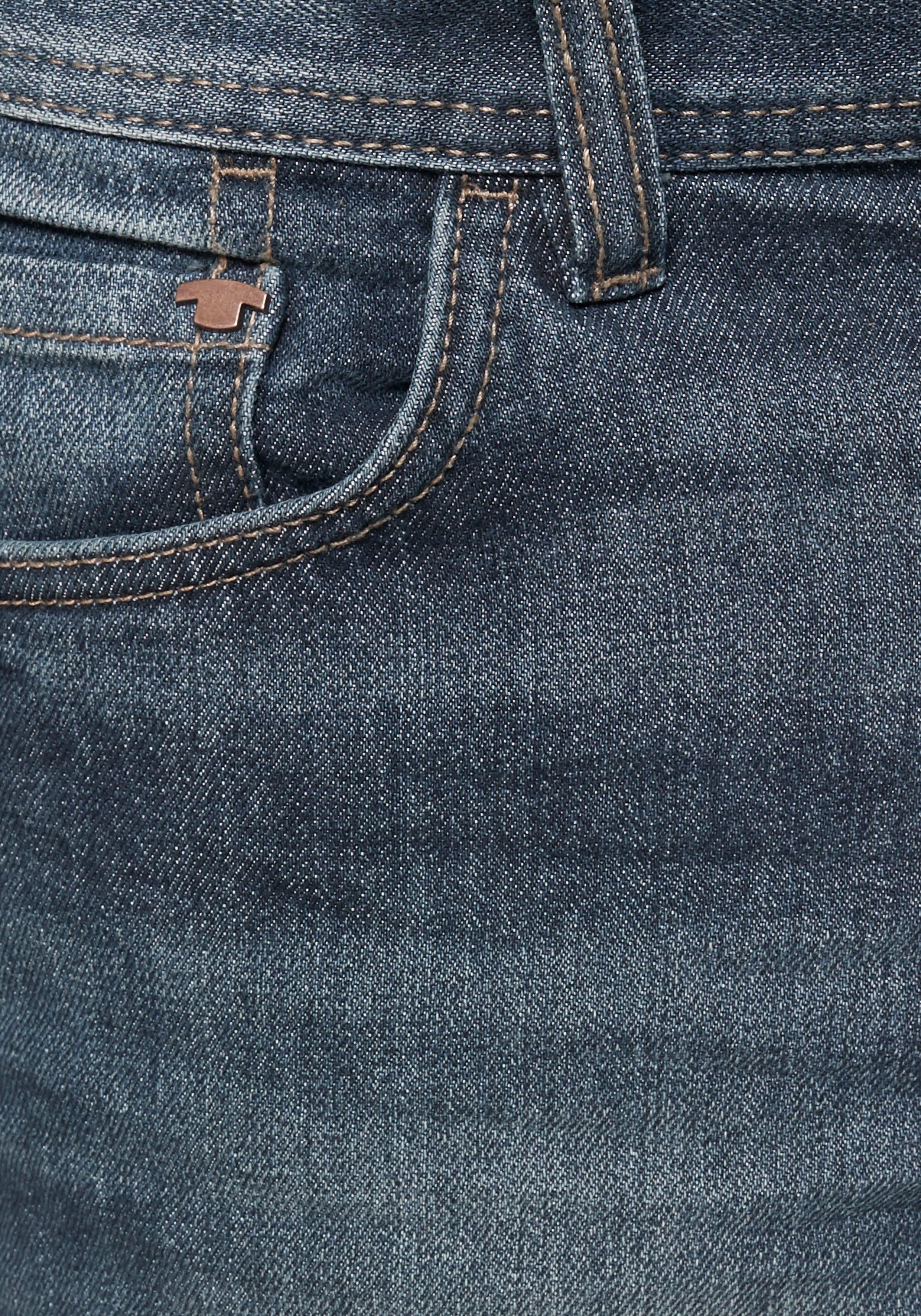 Tom Tailor 5-pocket jeans Marvin met kleine logoprint