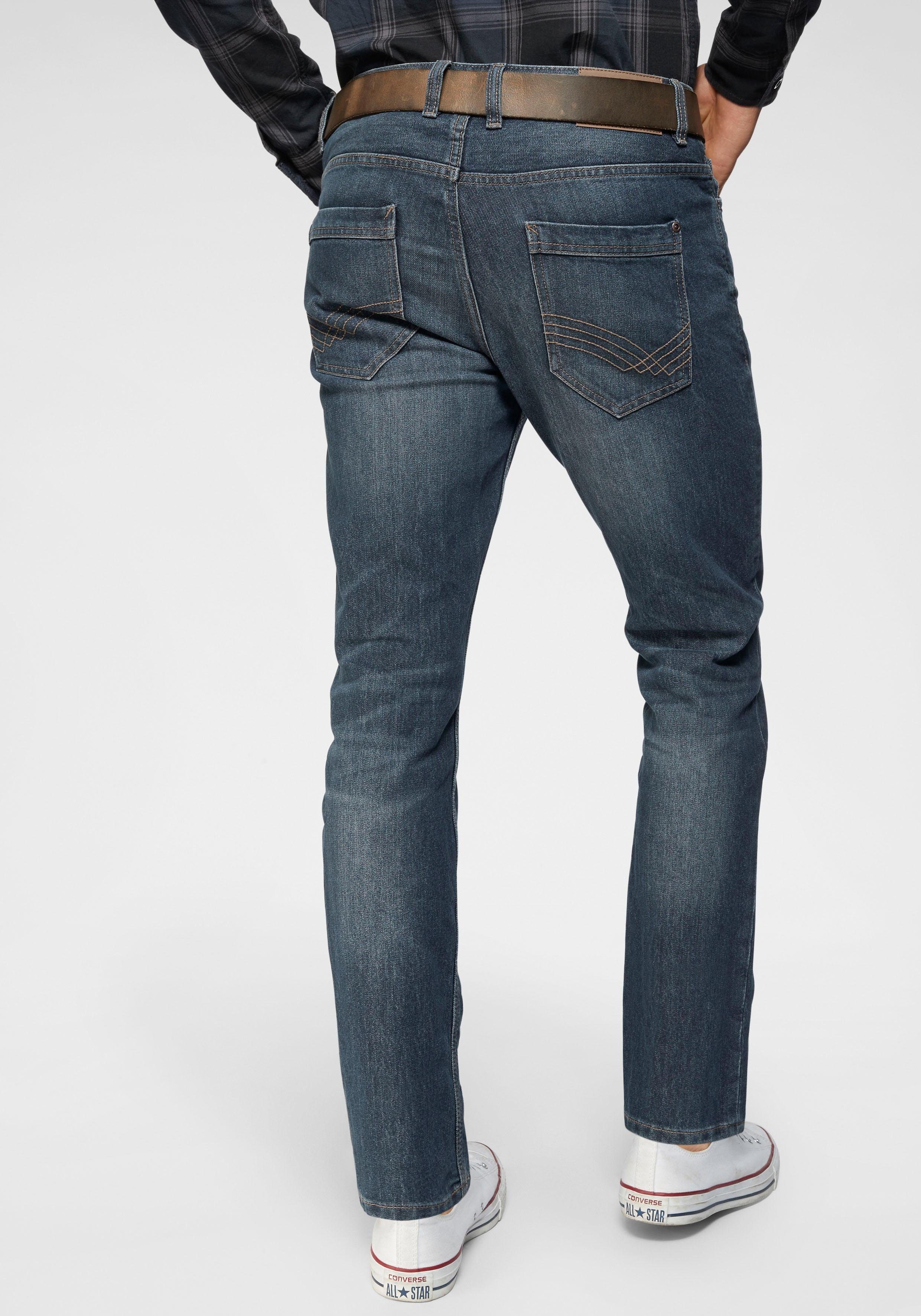 Tom Tailor 5-pocket jeans Marvin Straight met kleine logoprint