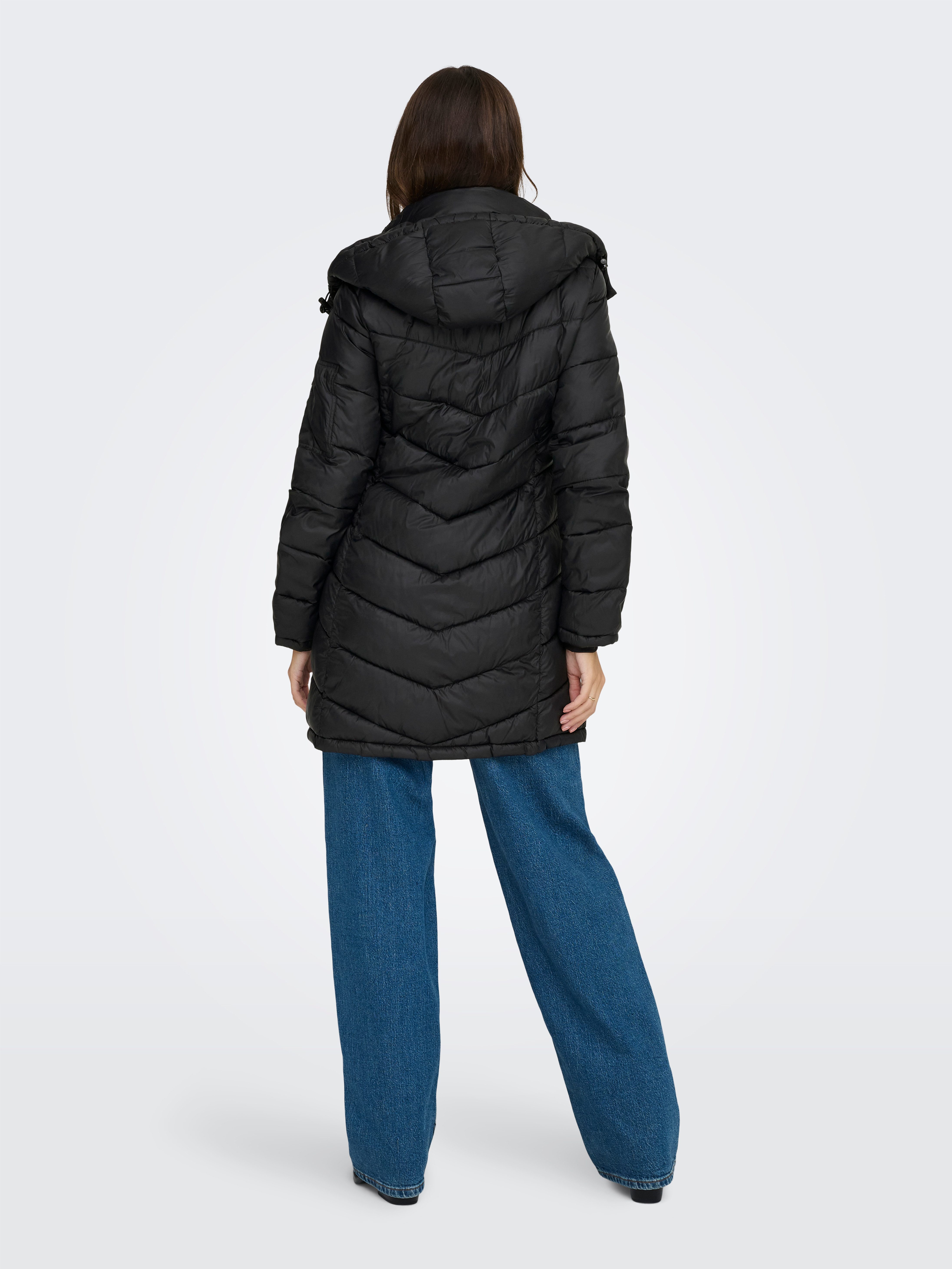 Only Gewatteerde jas ONLTAHIA LW QUILTED COAT CC OTW