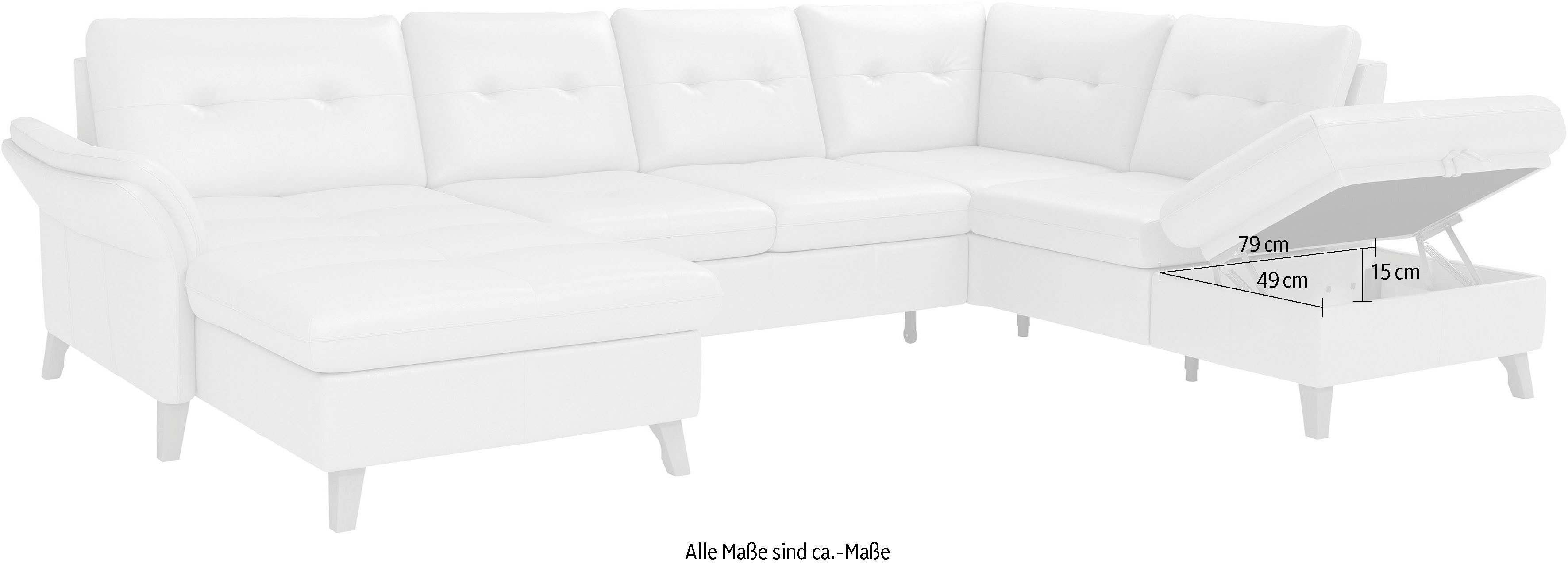 sit&more Zithoek Göteborg inclusief zitdiepteverstelling, optioneel met bedfunctie & bedlade