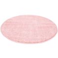 carpet city vloerkleed moda soft 2081 pastelkleuren, korte pool, woonkamer roze