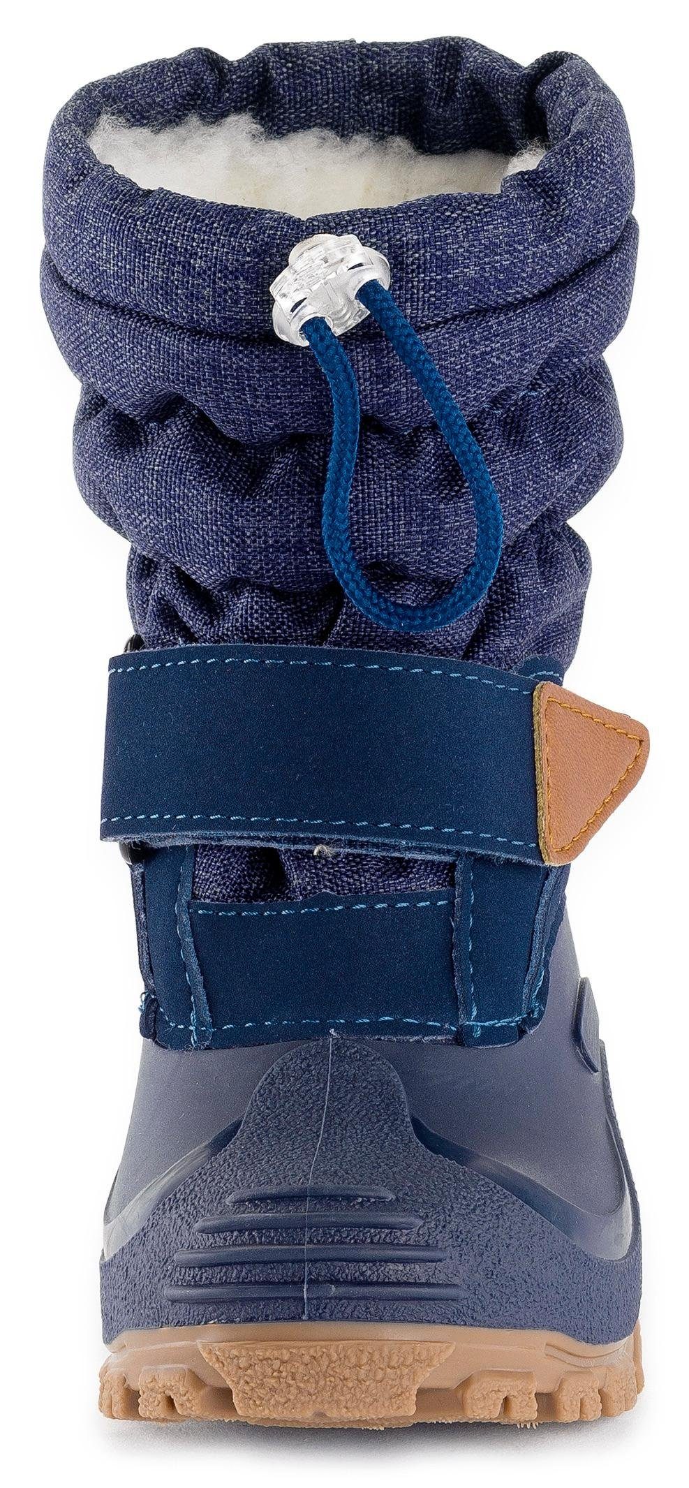 Lurchi Winterlaarzen Snowboots Finn , sneeuwlaarzen met schapenwol, maat sjabloon te downloaden