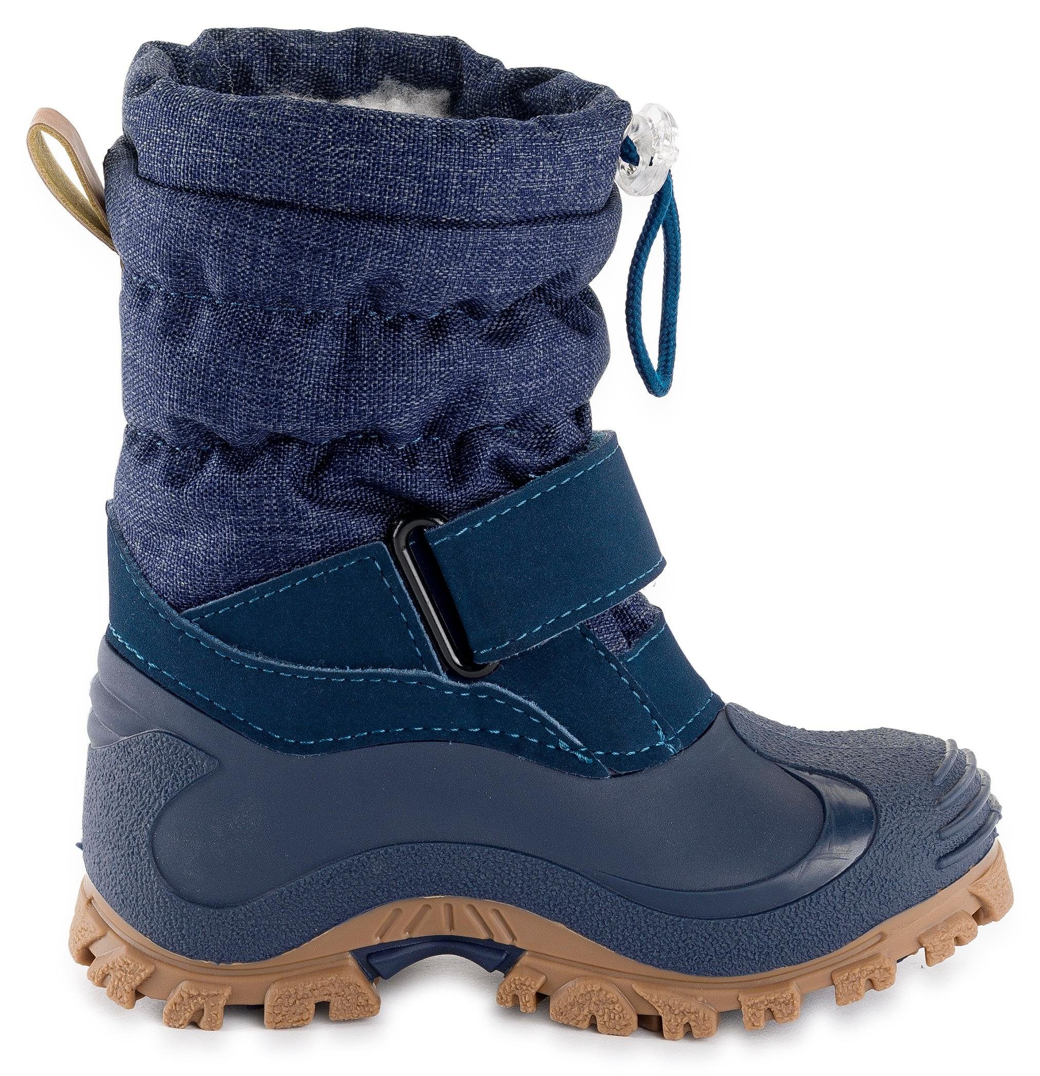 Lurchi Winterlaarzen Snowboots Finn , sneeuwlaarzen met schapenwol, maat sjabloon te downloaden