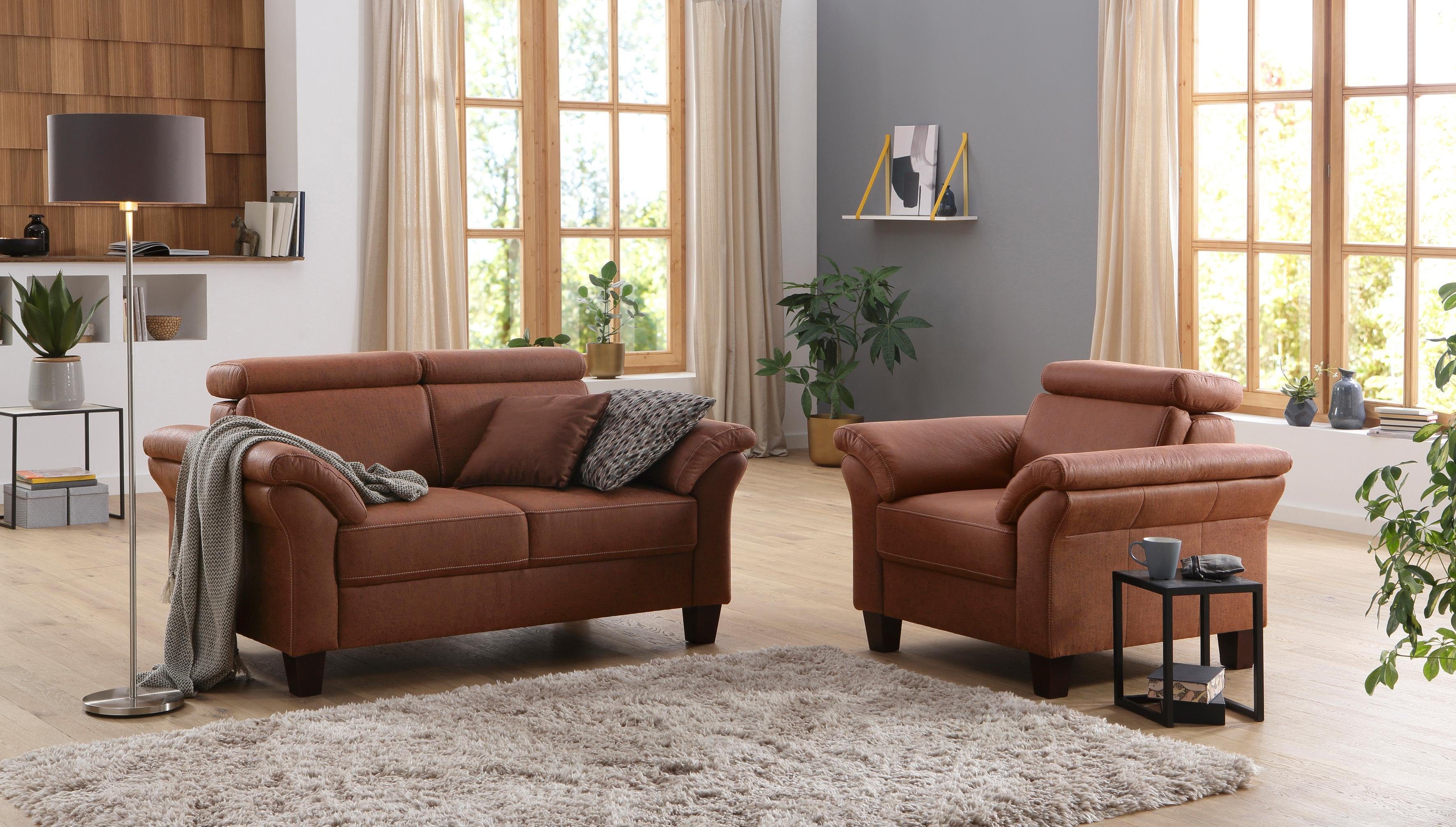 Home affaire Fauteuil Arngast Inclusief verstelbaar hoofdeind en binnenvering