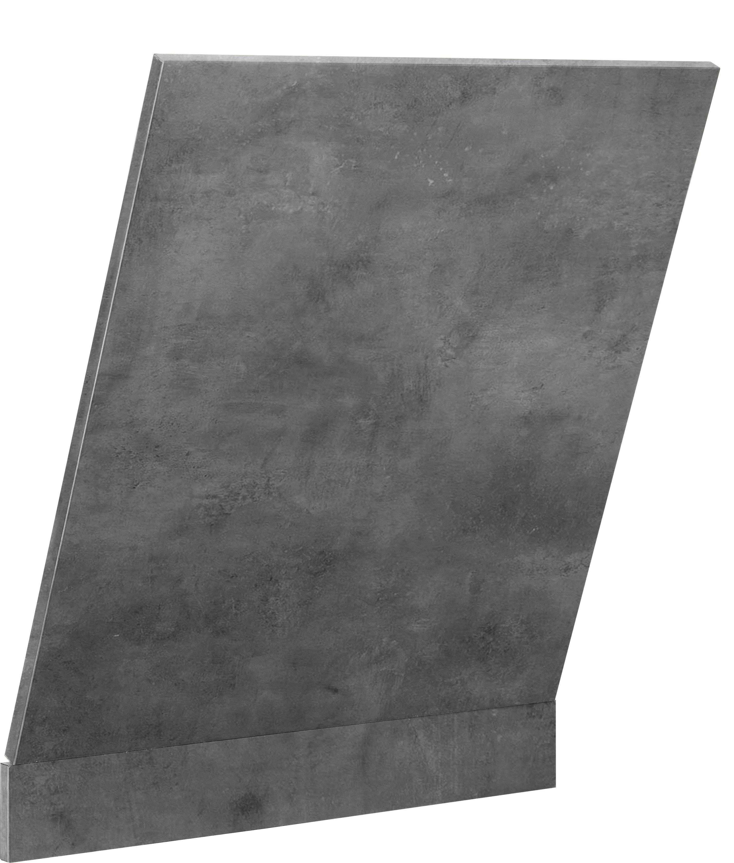 wiho Küchen Frontstrook Cali 60 cm breed, voor deels integreerbare vaatwasser