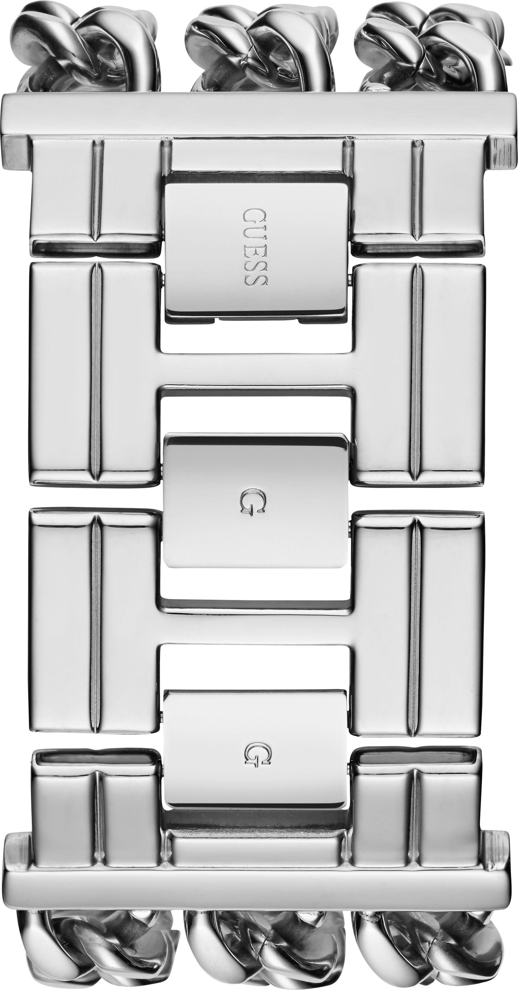 Guess Kwartshorloge Heavy metal Polshorloge, dameshorloge, armband met schakels